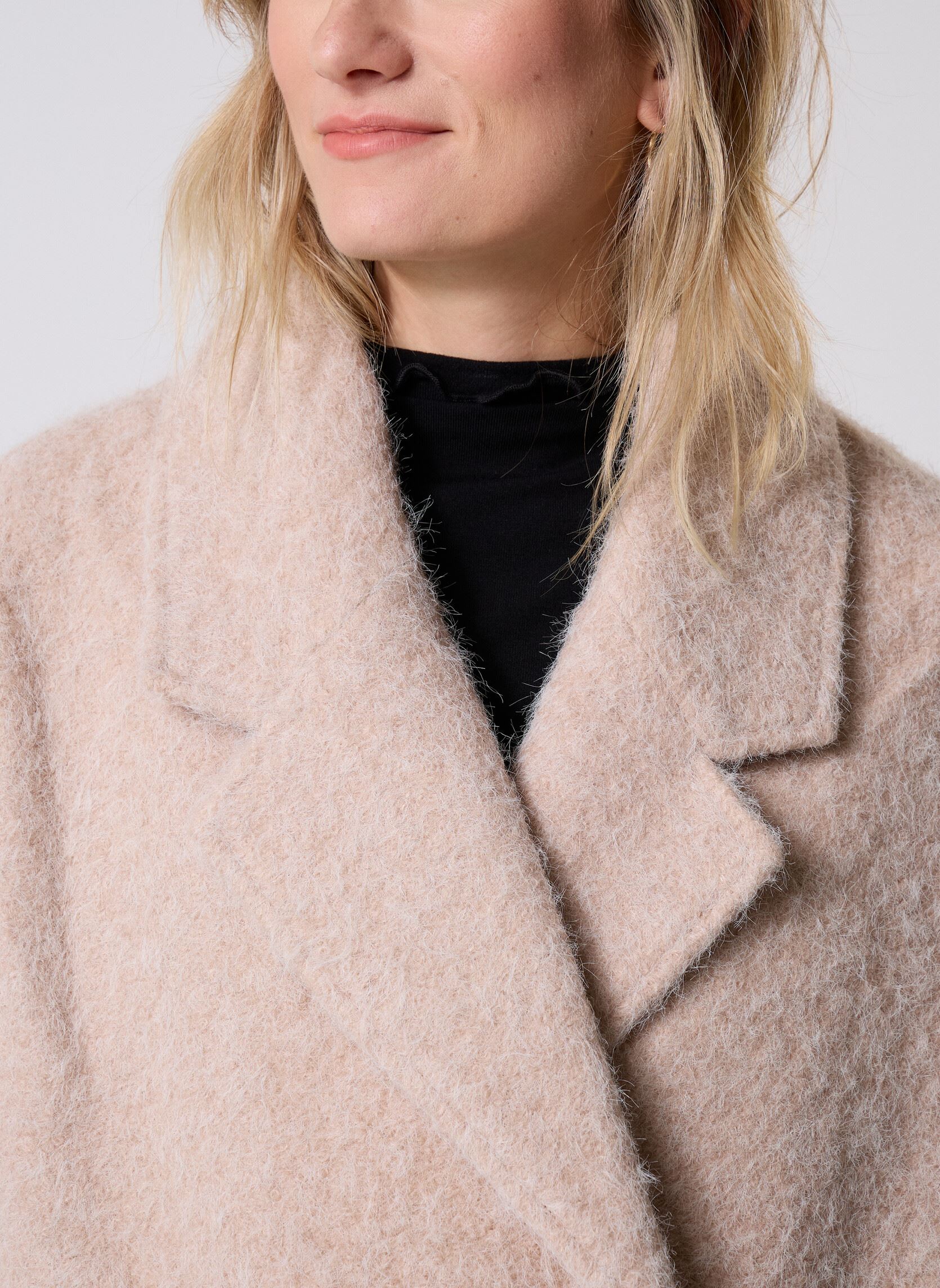 Mäntel PLF106ADH damen beige Lili Sidonio Mäntel PLF106ADH damen beige BEIGE