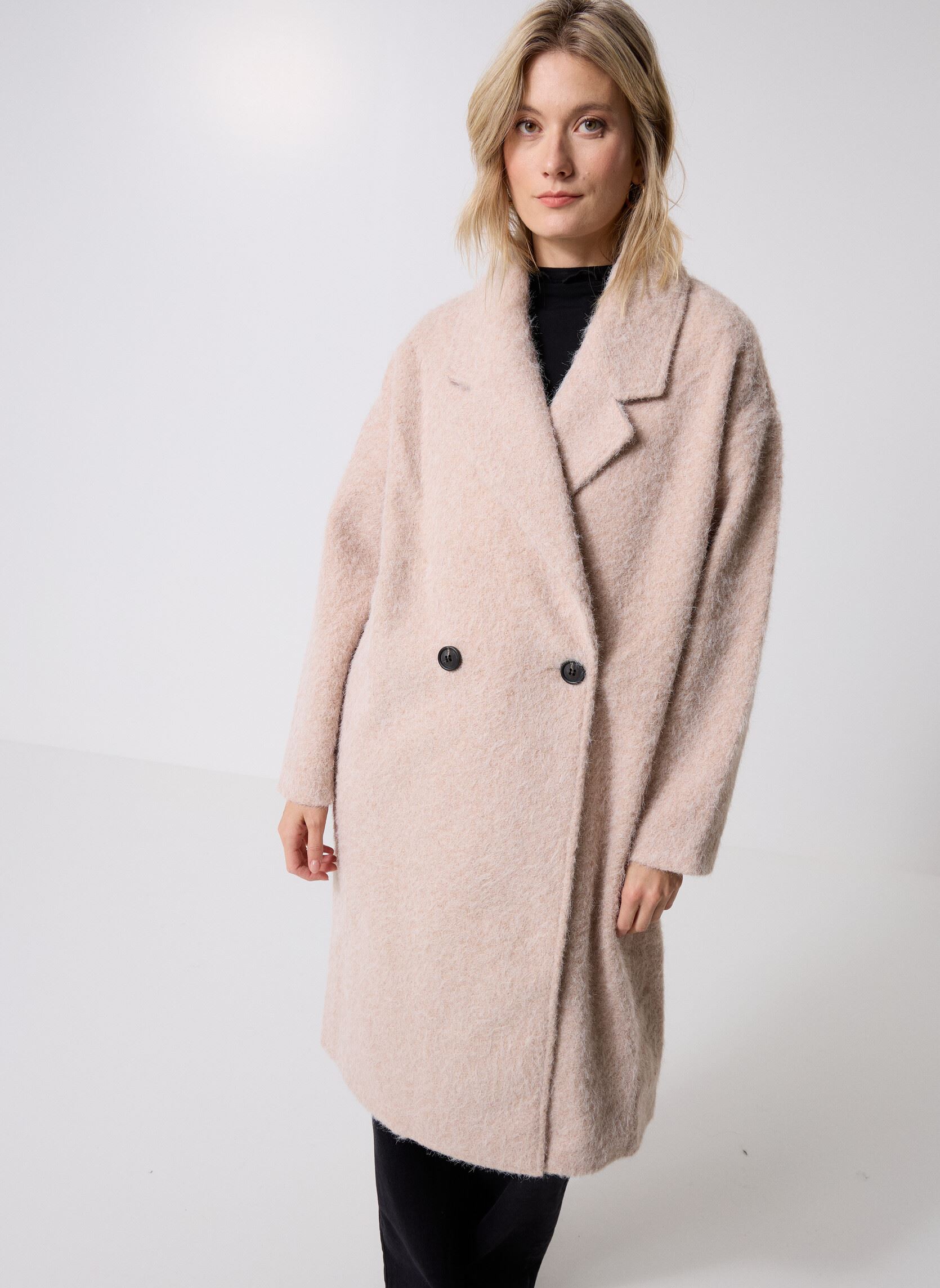 Mäntel PLF106ADH damen beige Lili Sidonio Mäntel PLF106ADH damen beige BEIGE