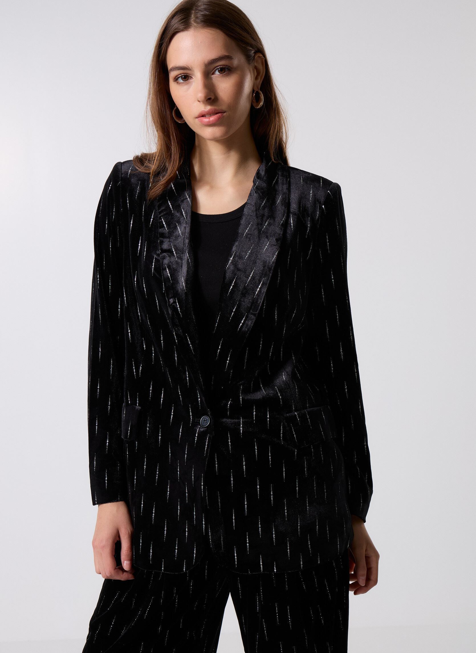 Blazer TL119DN dames zwart Lili Sidonio Blazer TL119DN dames zwart BLACK