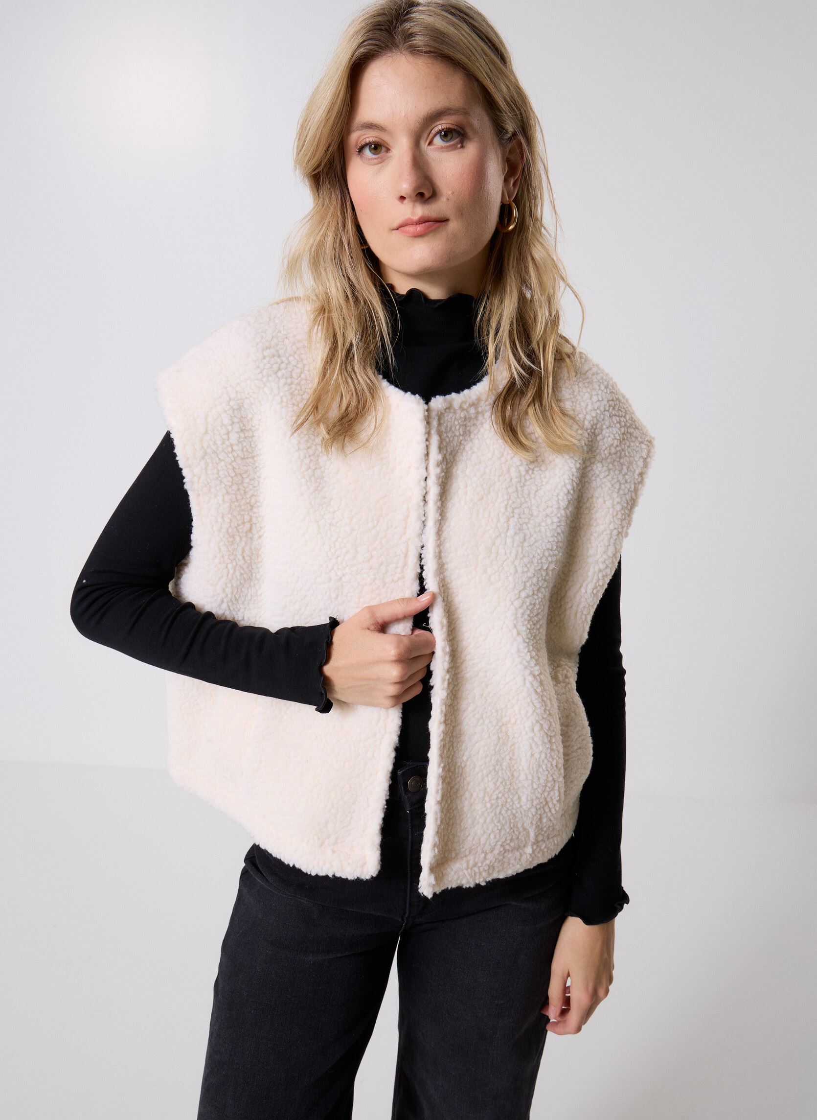 Bodywarmer TL437ADH dames wit Lili Sidonio Bodywarmer TL437ADH dames wit OFFWHITE