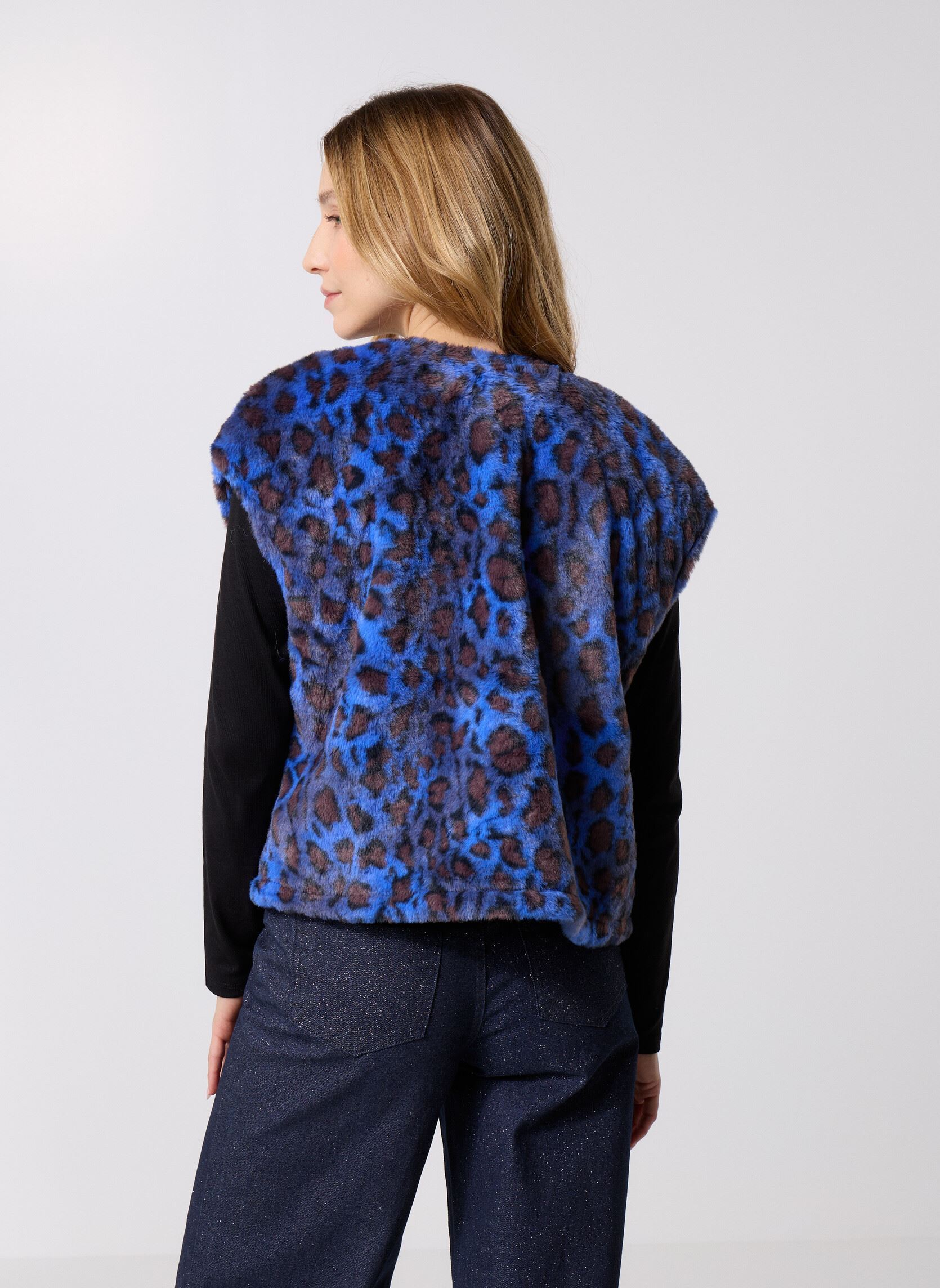 Bodywarmer TL437BDH dames blauw Lili Sidonio Bodywarmer TL437BDH dames blauw ROYAL BLUE