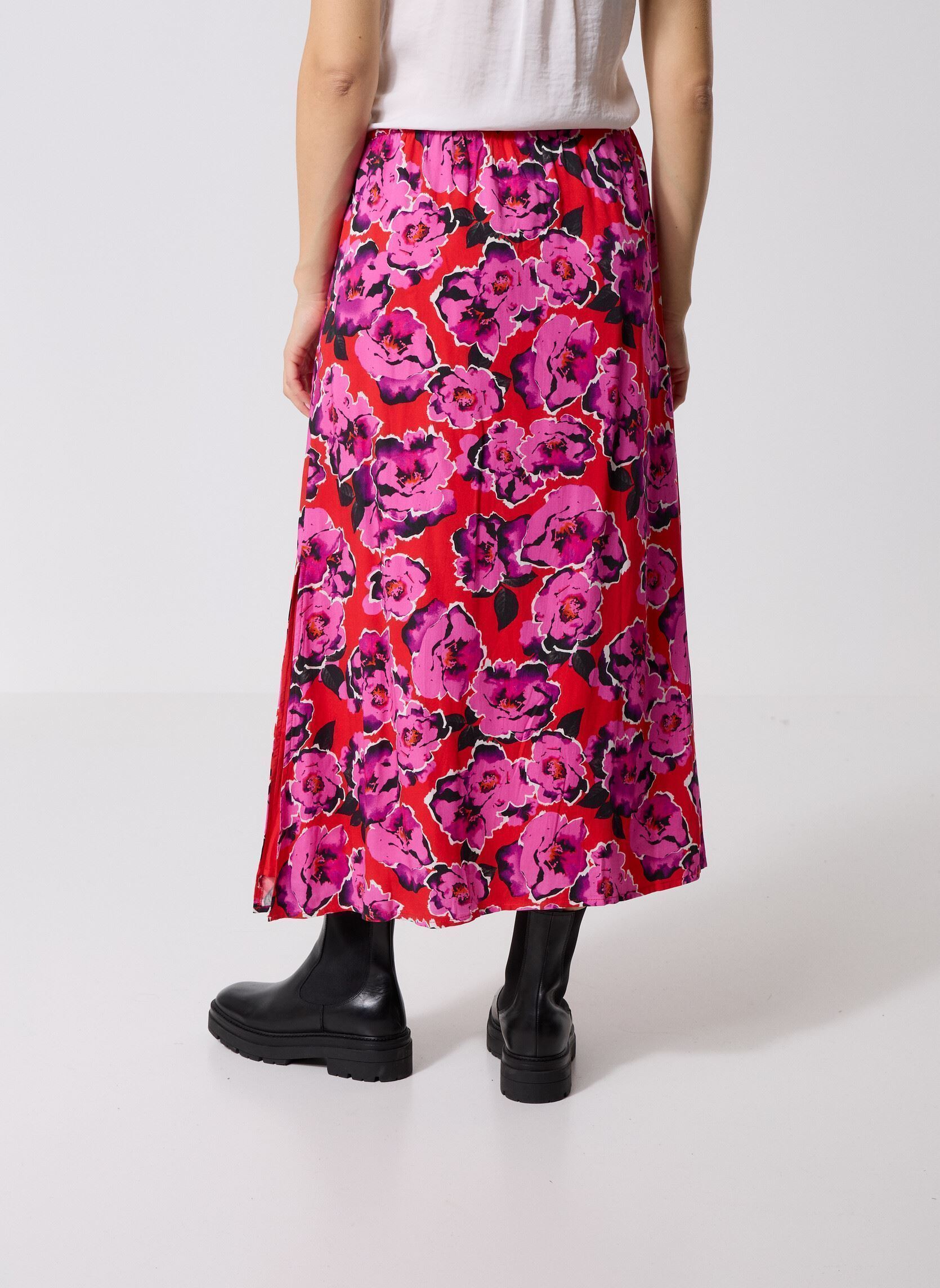 Lange Röcke TL455DH damen mehrfarbig Lili Sidonio Lange Röcke TL455DH damen mehrfarbig RED PEKIN