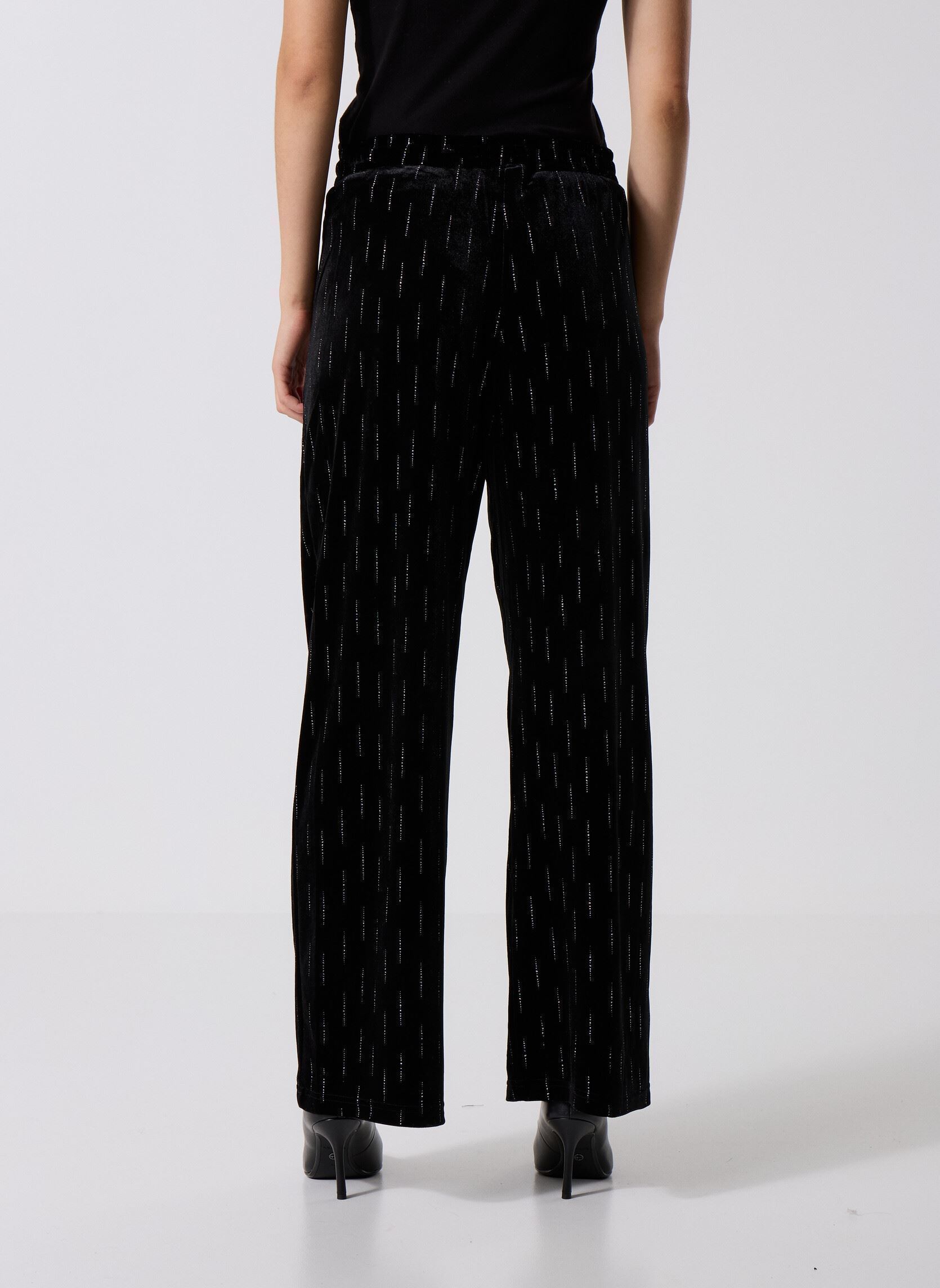 Straight Leg Hosen TL469BDN damen schwarz Lili Sidonio Straight Leg Hosen TL469BDN damen schwarz BLACK