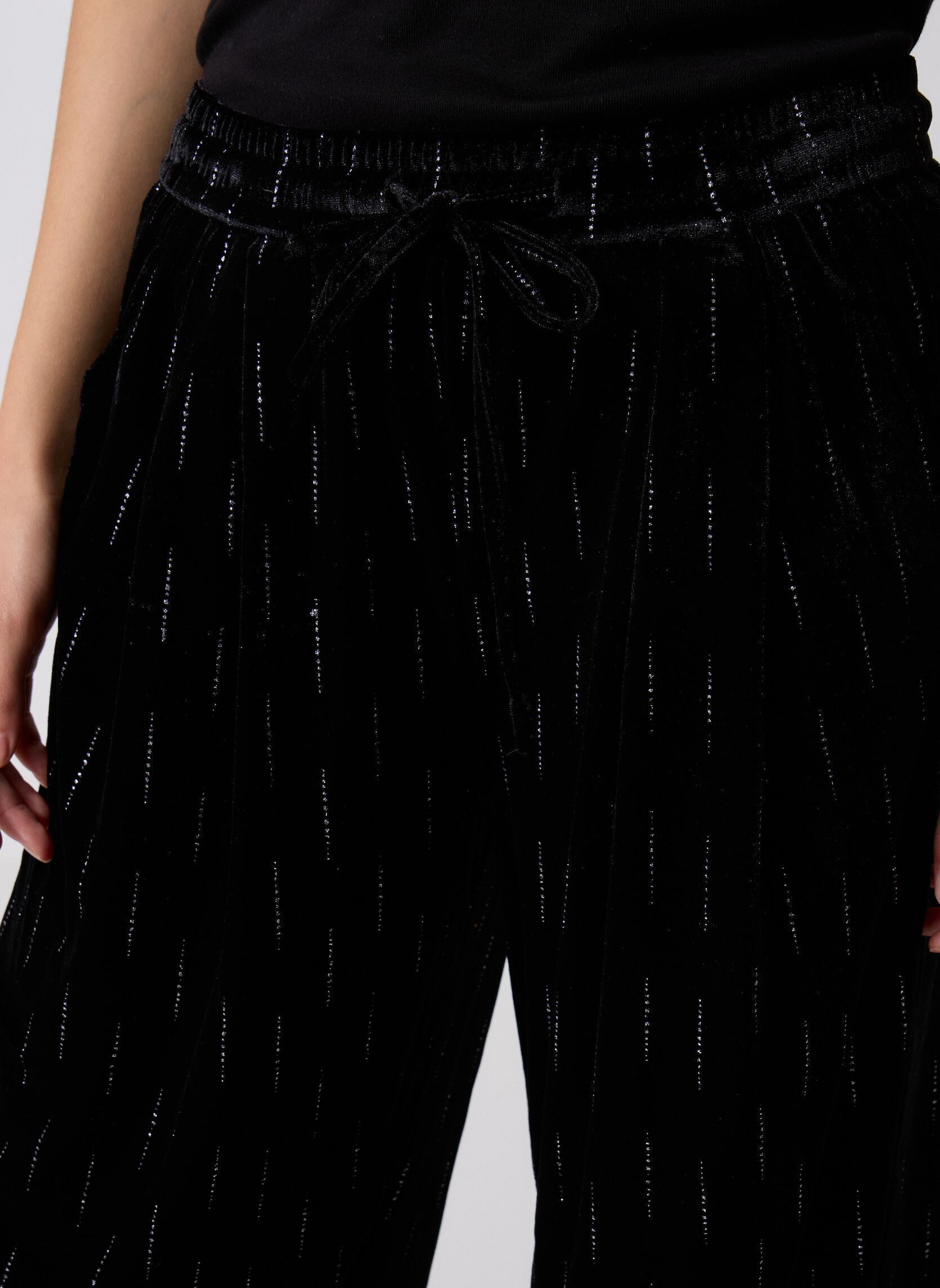 Straight Leg Hosen TL469BDN damen schwarz Lili Sidonio Straight Leg Hosen TL469BDN damen schwarz BLACK