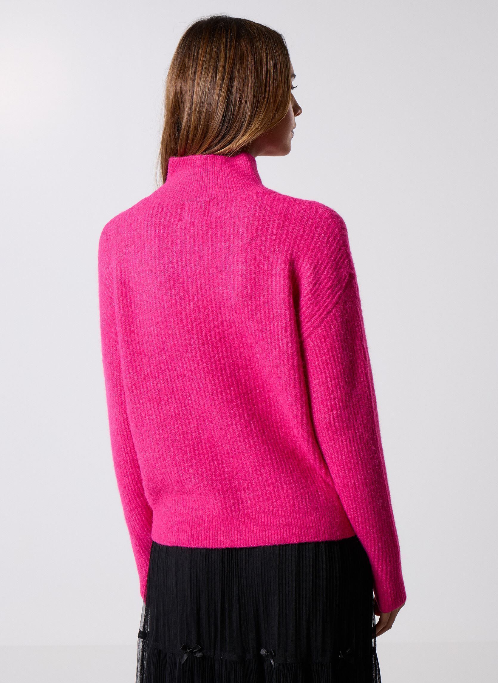 Pulls TL482DH femme rose Lili Sidonio Pulls TL482DH femme rose FUCHSIA