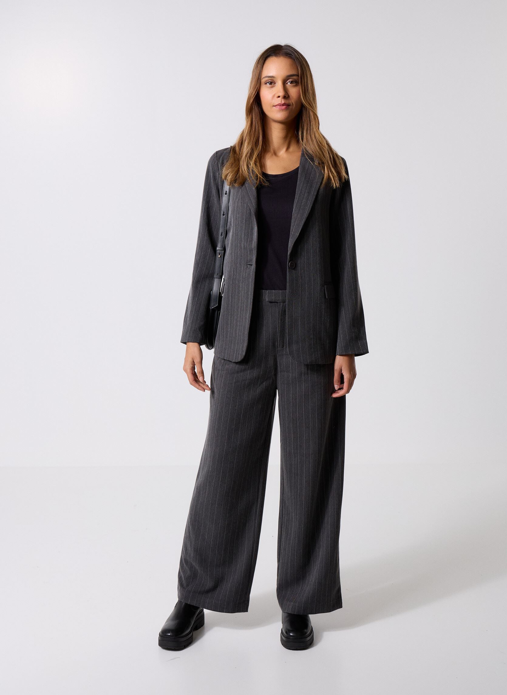 Vestes de blazer TLF111BDN femme gris Lili Sidonio Vestes de blazer TLF111BDN femme gris DARK GREY