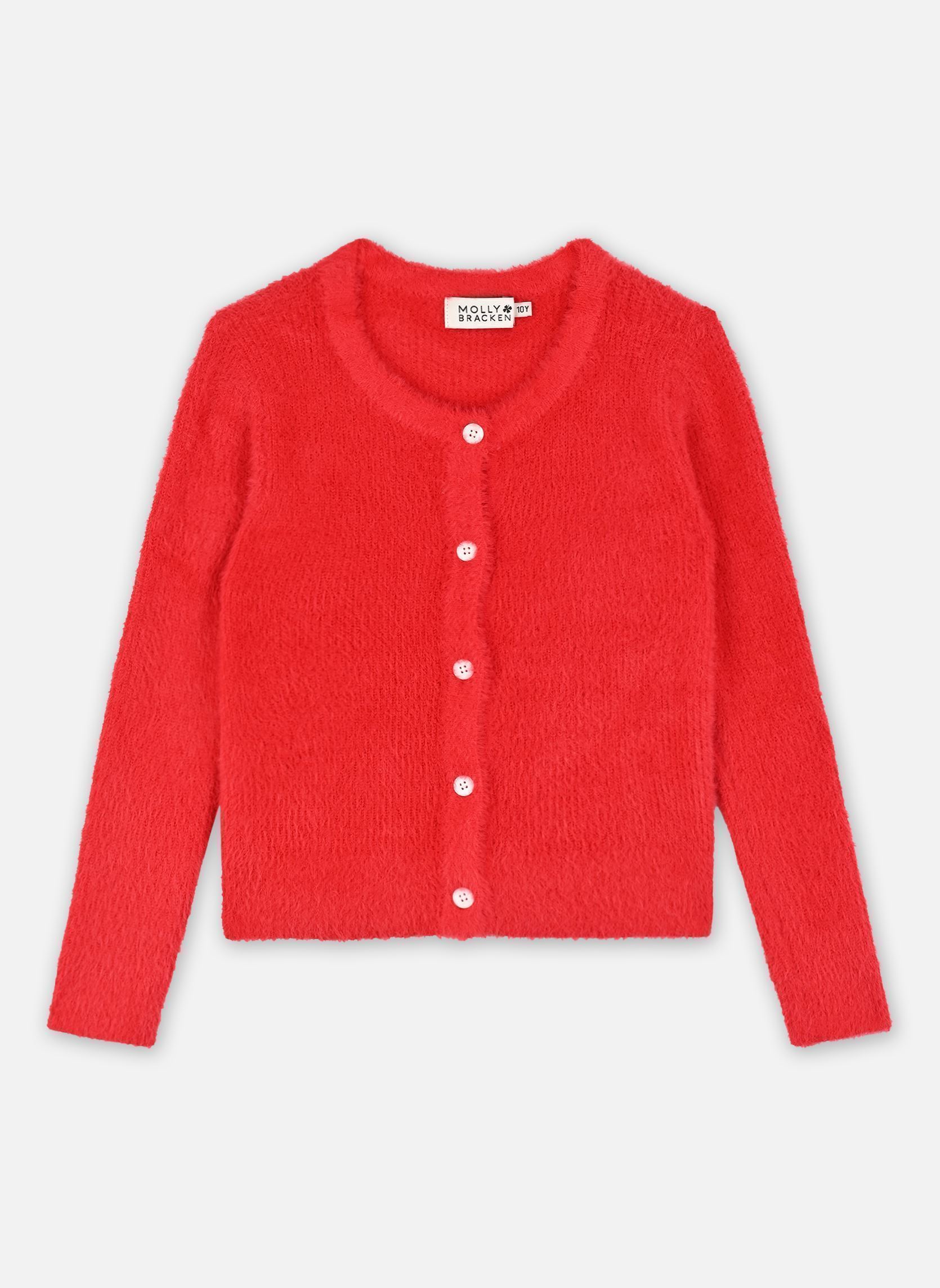 Gilets MME180DN fille rouge Molly Bracken Gilets MME180DN fille rouge RED CORAL