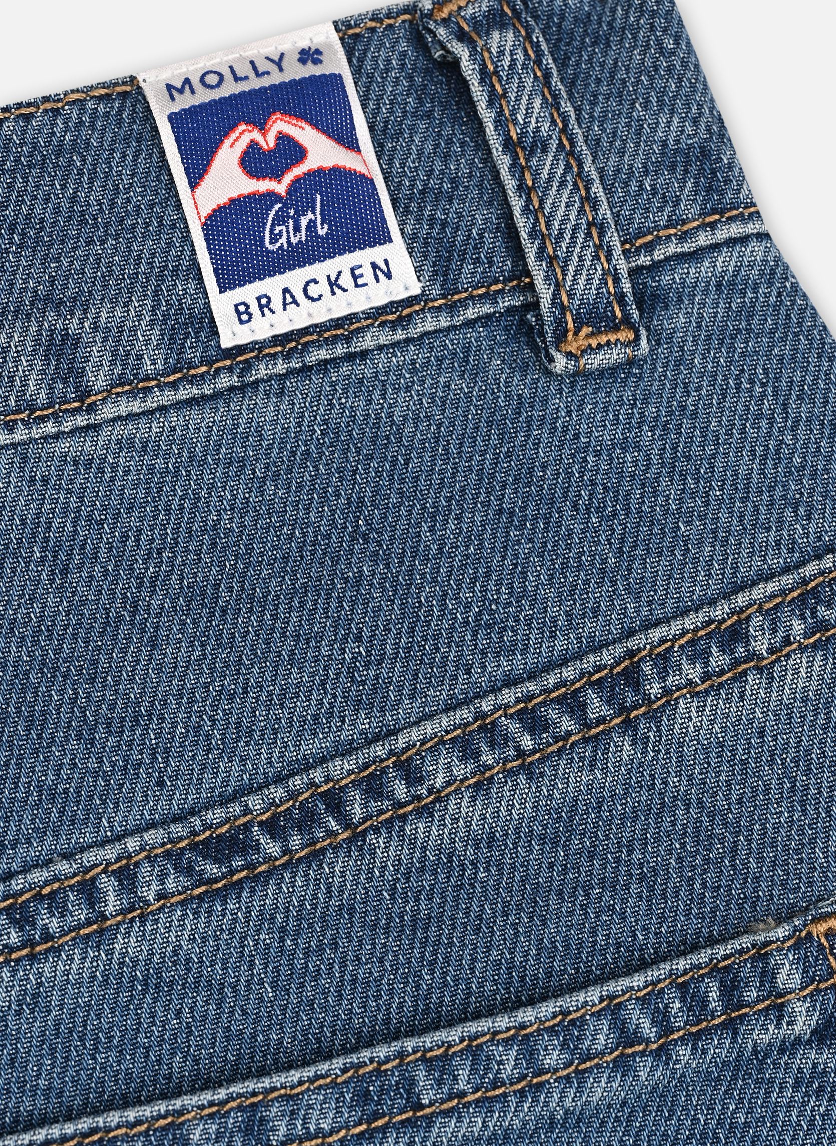 Jeans MME237DN meisjes blauw Molly Bracken Jeans MME237DN meisjes blauw LIGHT BLUE DENIM