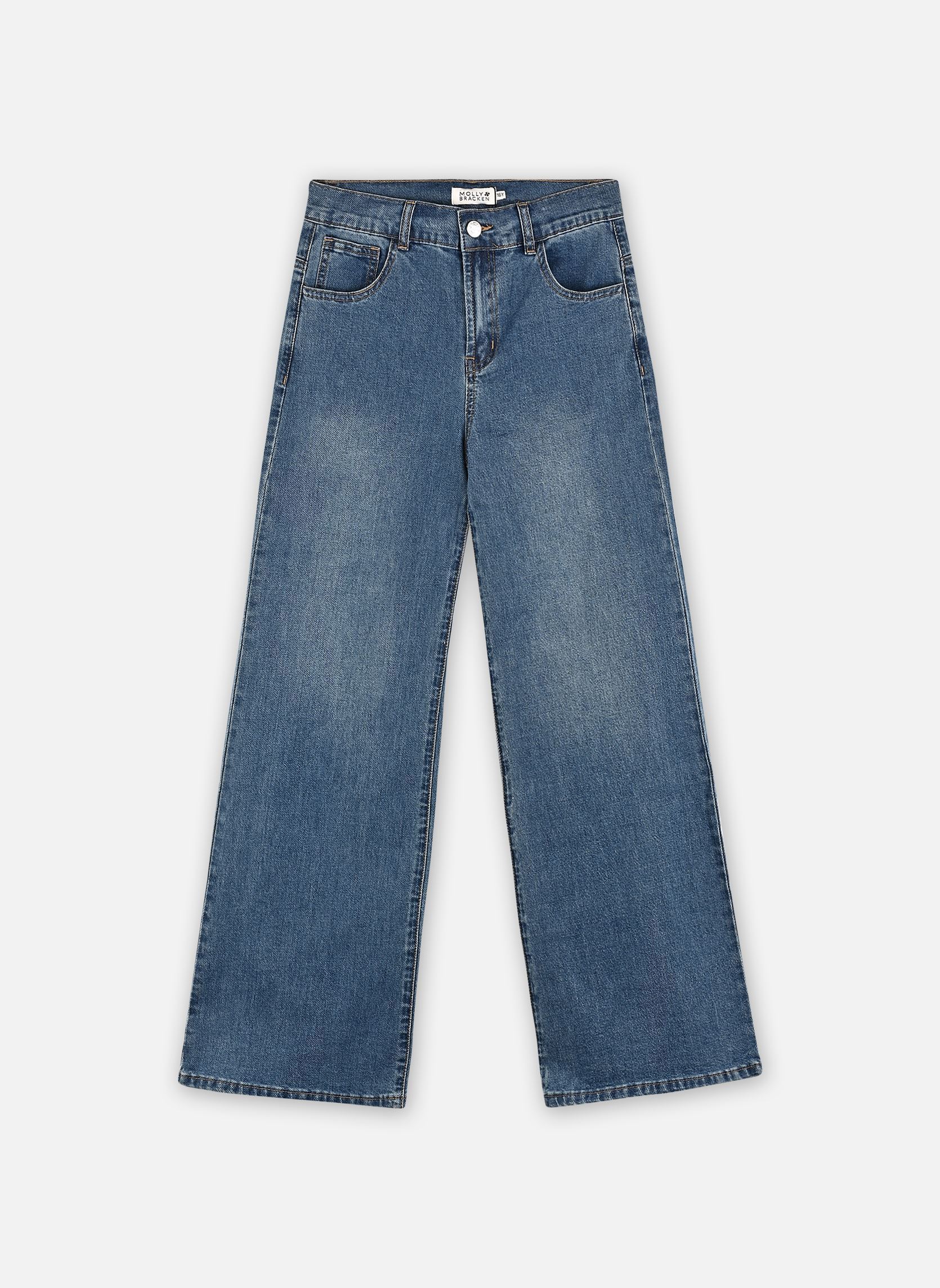 Jeans MME237DN meisjes blauw Molly Bracken Jeans MME237DN meisjes blauw LIGHT BLUE DENIM