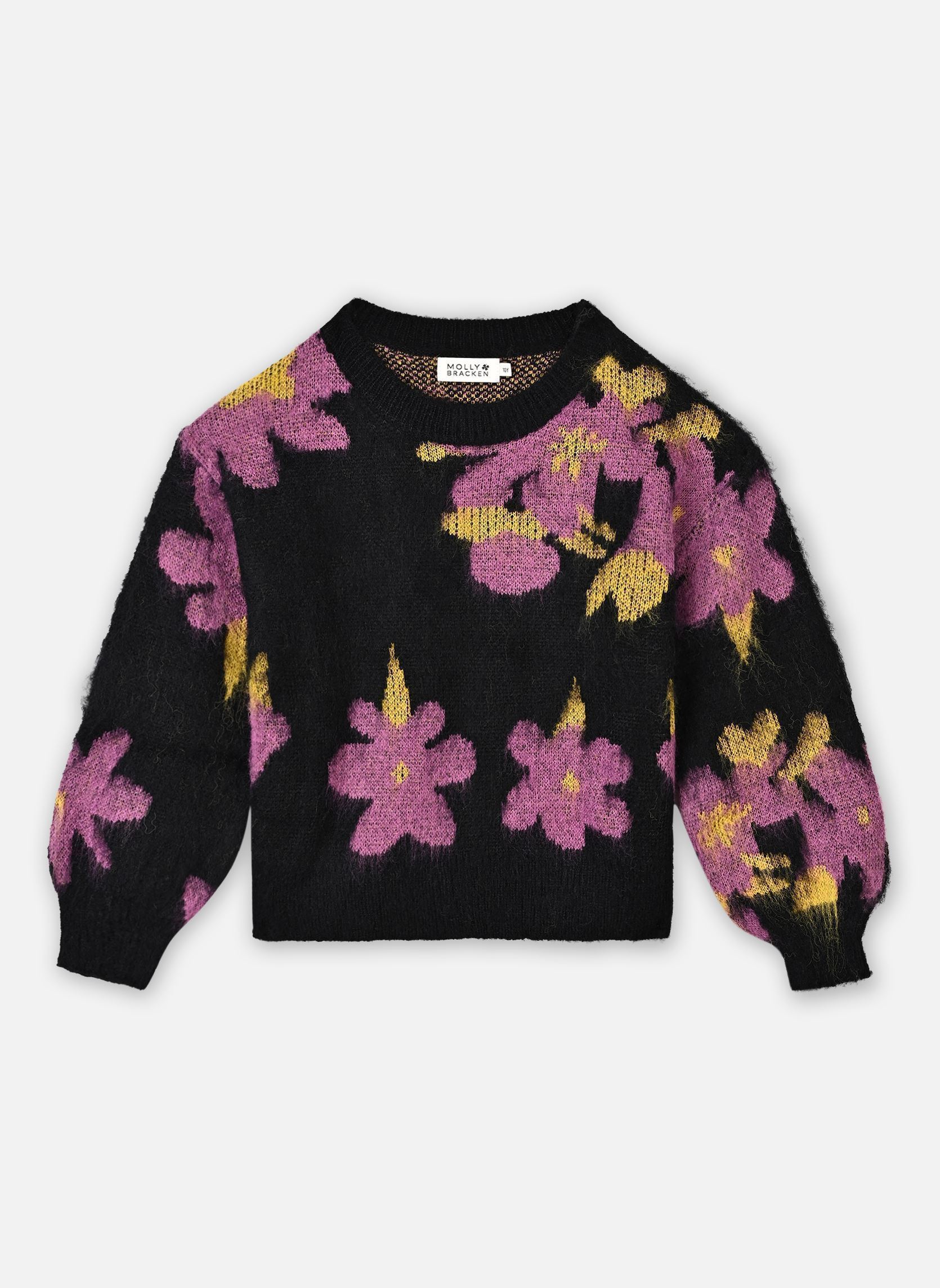 Truien MMLA1593DN meisjes zwart Molly Bracken Truien MMLA1593DN meisjes zwart BLACK