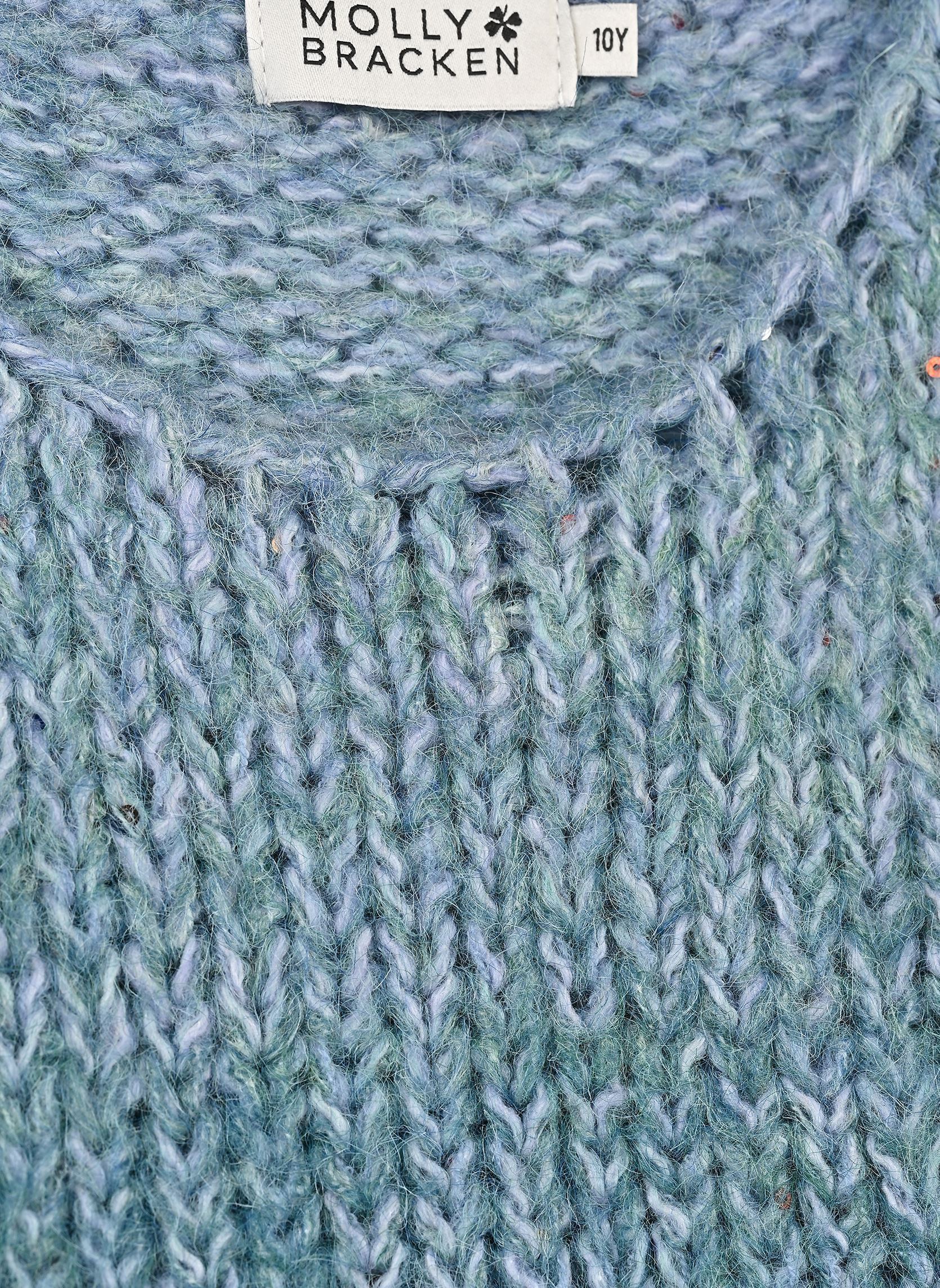 Truien MMLA1813DN meisjes blauw Molly Bracken Truien MMLA1813DN meisjes blauw BLUE