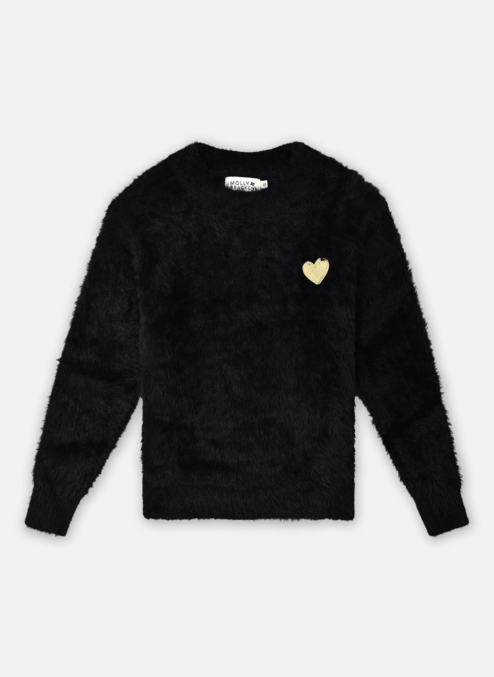 Pull Fille New Look Floral Noir – Taille 14-15 Ans, Polyester, Très Bon état