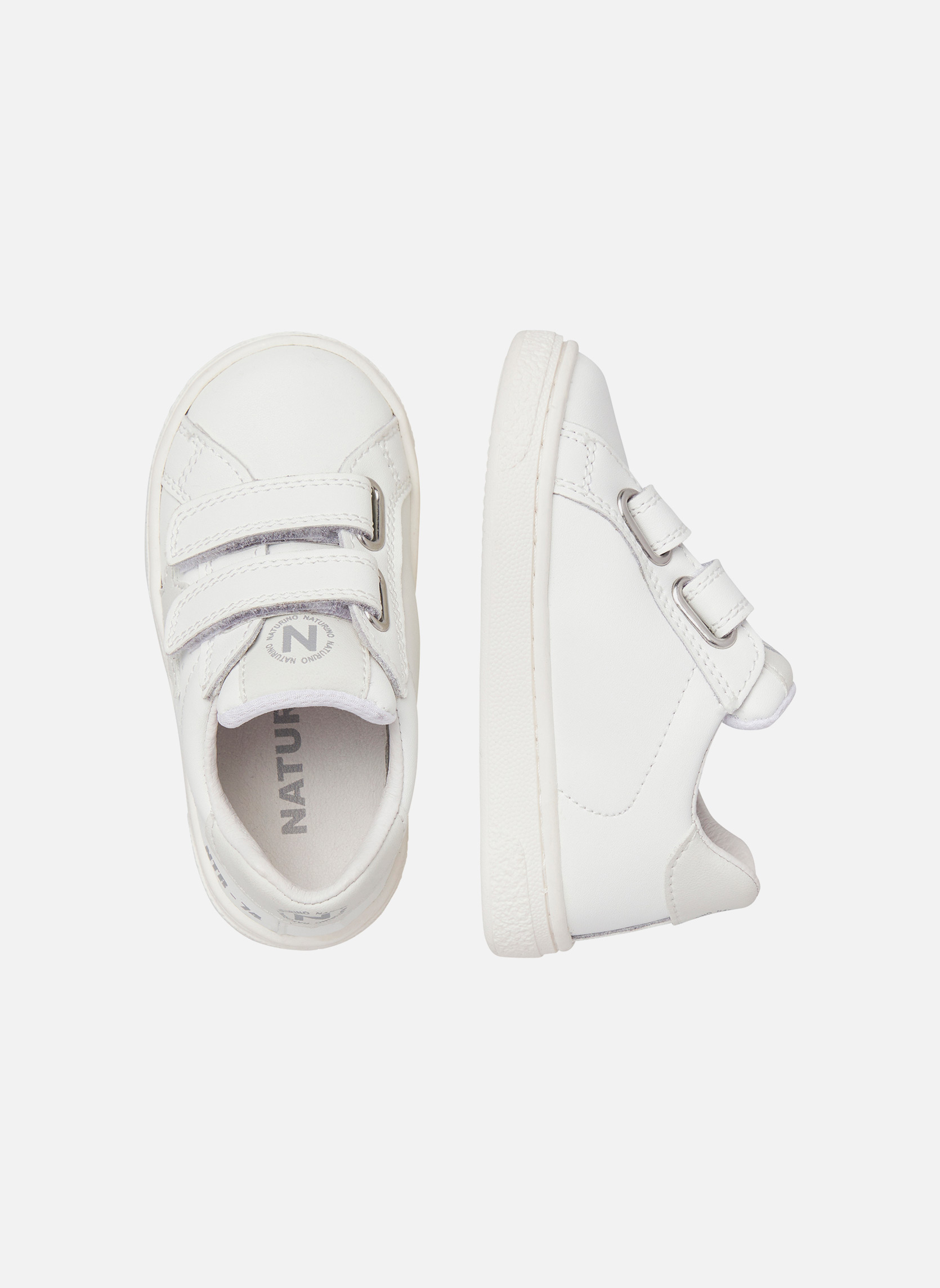 Baskets basses Sneakers PINN VL. Blanc- garçon blanc Naturino Baskets basses Sneakers PINN VL. Blanc- garçon blanc Blanc