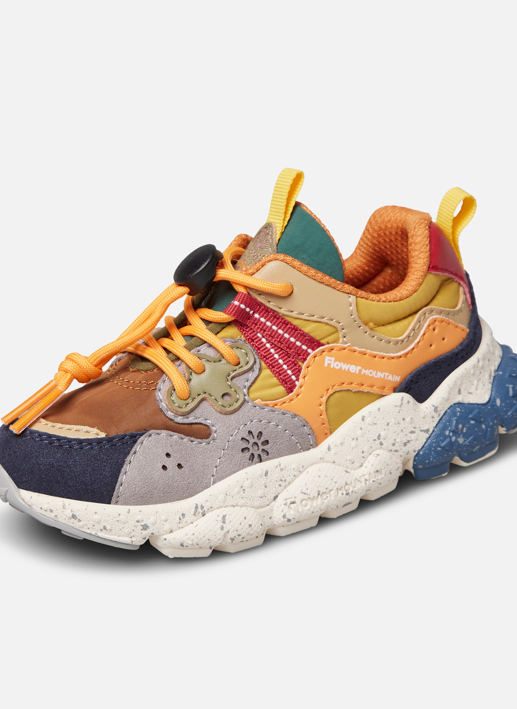 Naturino Baskets Sneakers YAMANO 3 JUNIOR Marron Jaune Marron naturino-baskets-sneakers-yamano-3-junior-marron-jaune-marron