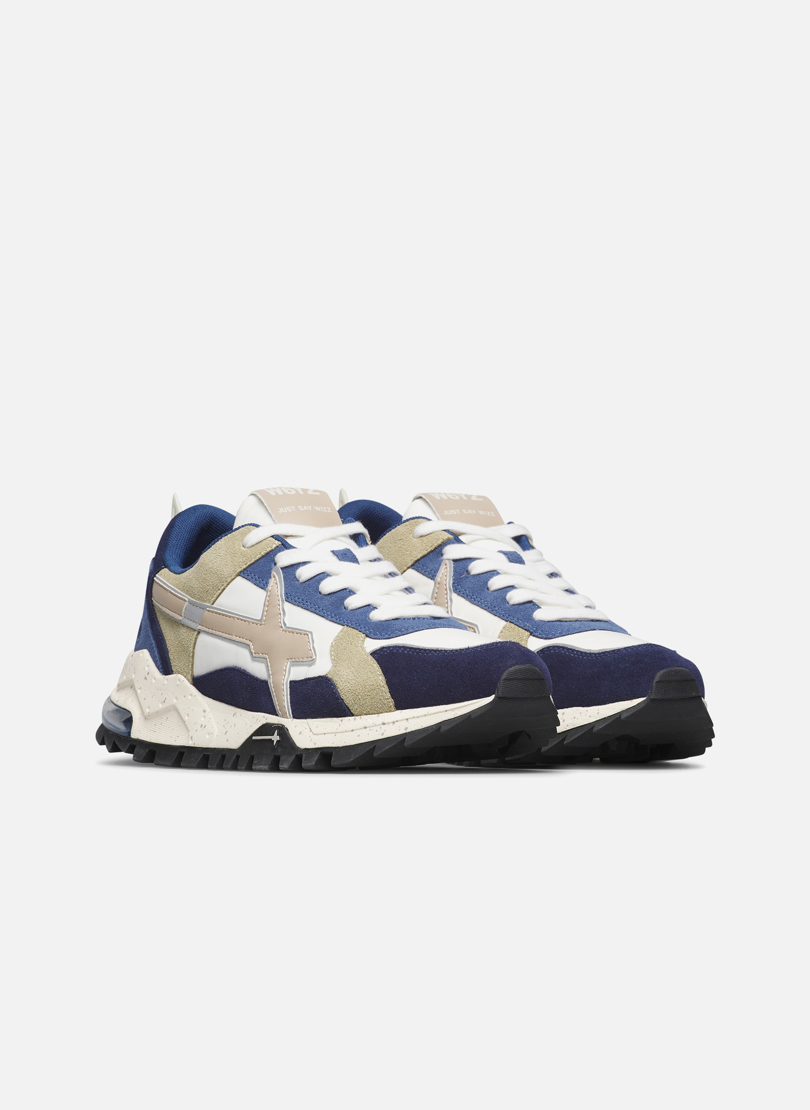 Baskets basses Sneakers BREEZE 3-M. Marine-Gris homme bleu W6YZ Baskets basses Sneakers BREEZE 3-M. Marine-Gris homme bleu Bleu