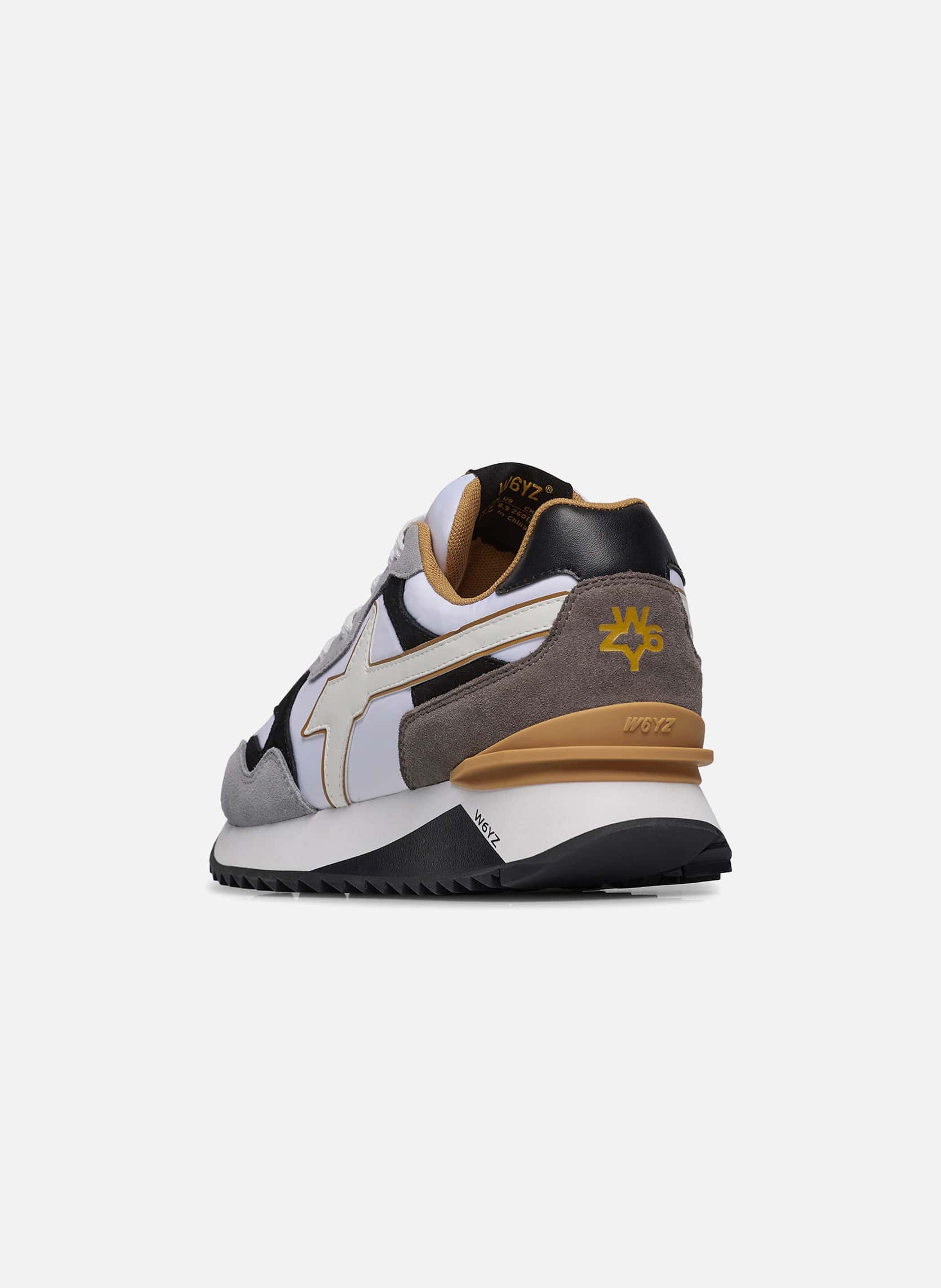 Baskets basses Sneakers YAK-M. Blanc-Noir- homme blanc W6YZ Baskets basses Sneakers YAK-M. Blanc-Noir- homme blanc Blanc chiné