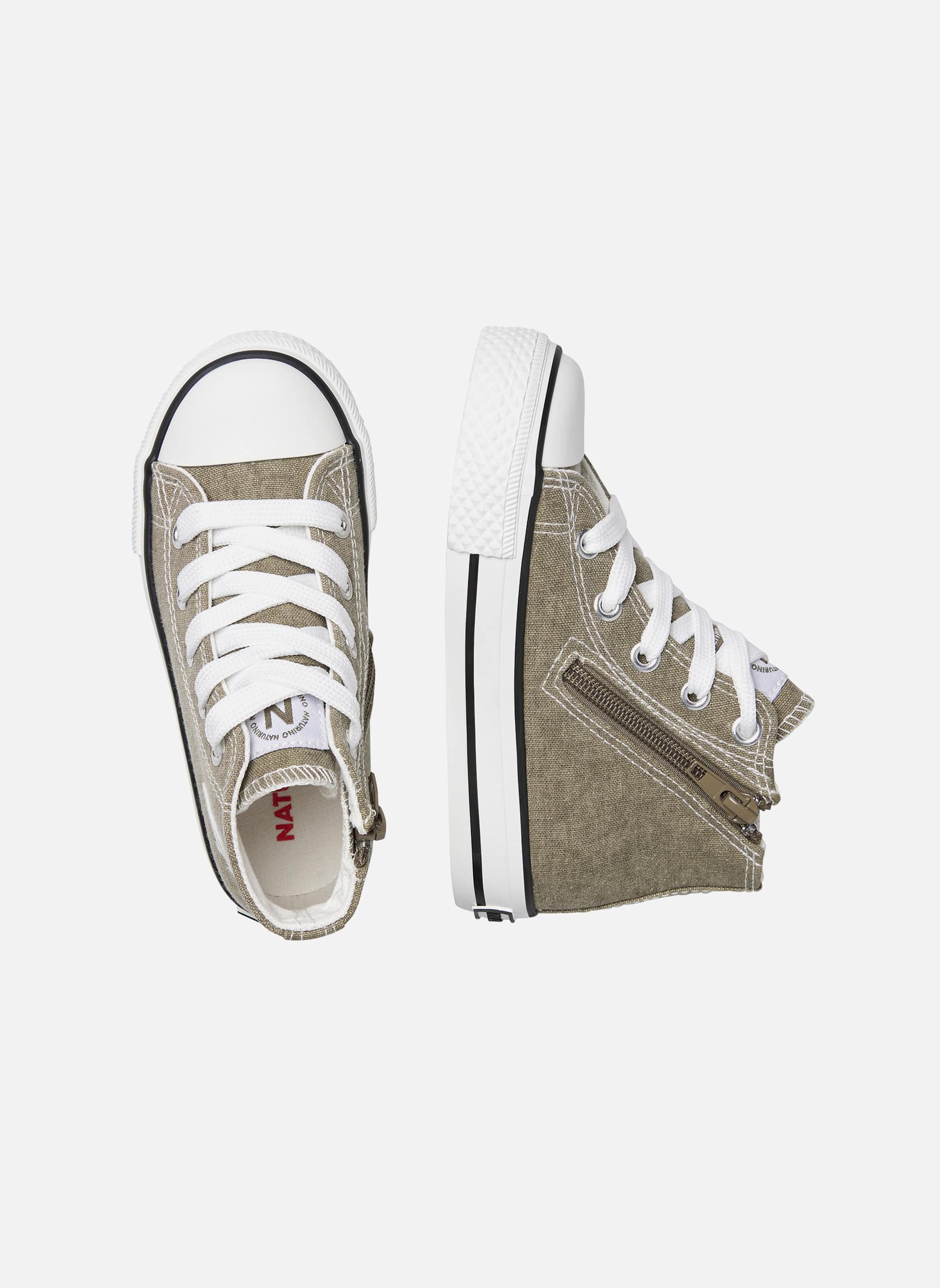 Baskets basses Sneakers YLFAS. Blanc garçon vert Naturino Baskets basses Sneakers YLFAS. Blanc garçon vert Vert