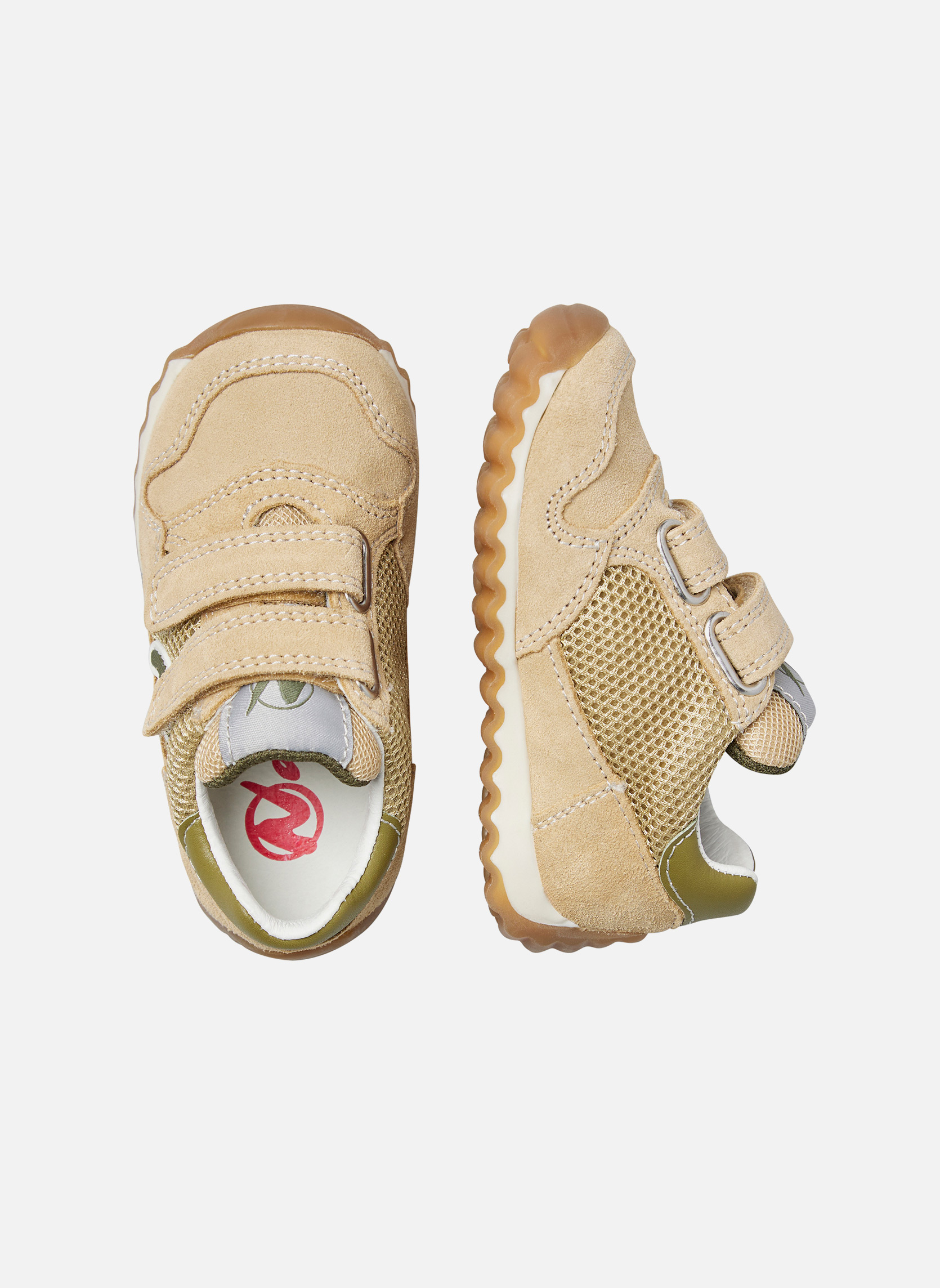 Baskets basses Sneakers SAMMY 2 VL. Rose-Gris- garçon beige Naturino Baskets basses Sneakers SAMMY 2 VL. Rose-Gris- garçon beige Crème