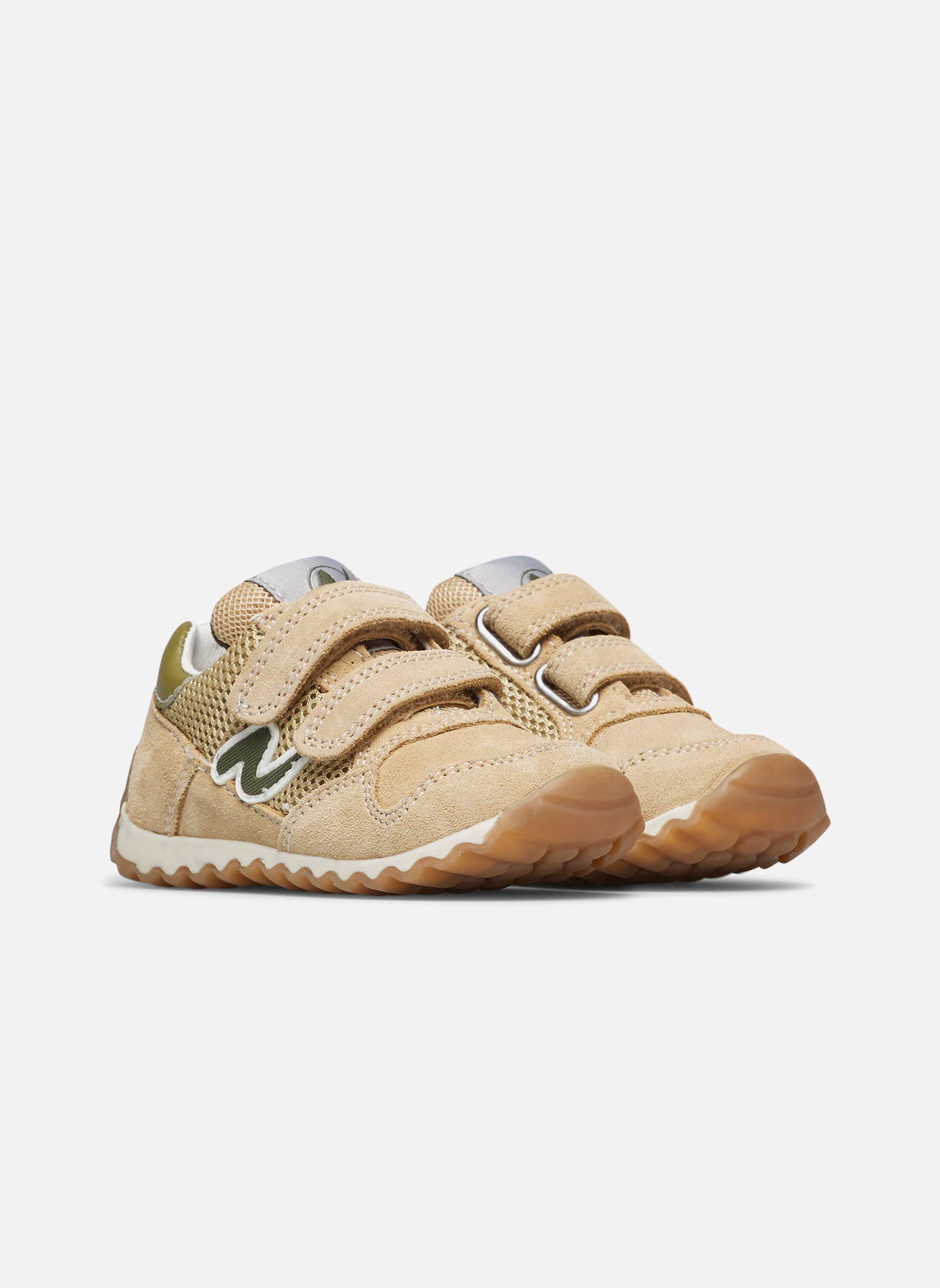Baskets basses Sneakers SAMMY 2 VL. Rose-Gris- garçon beige Naturino Baskets basses Sneakers SAMMY 2 VL. Rose-Gris- garçon beige Crème