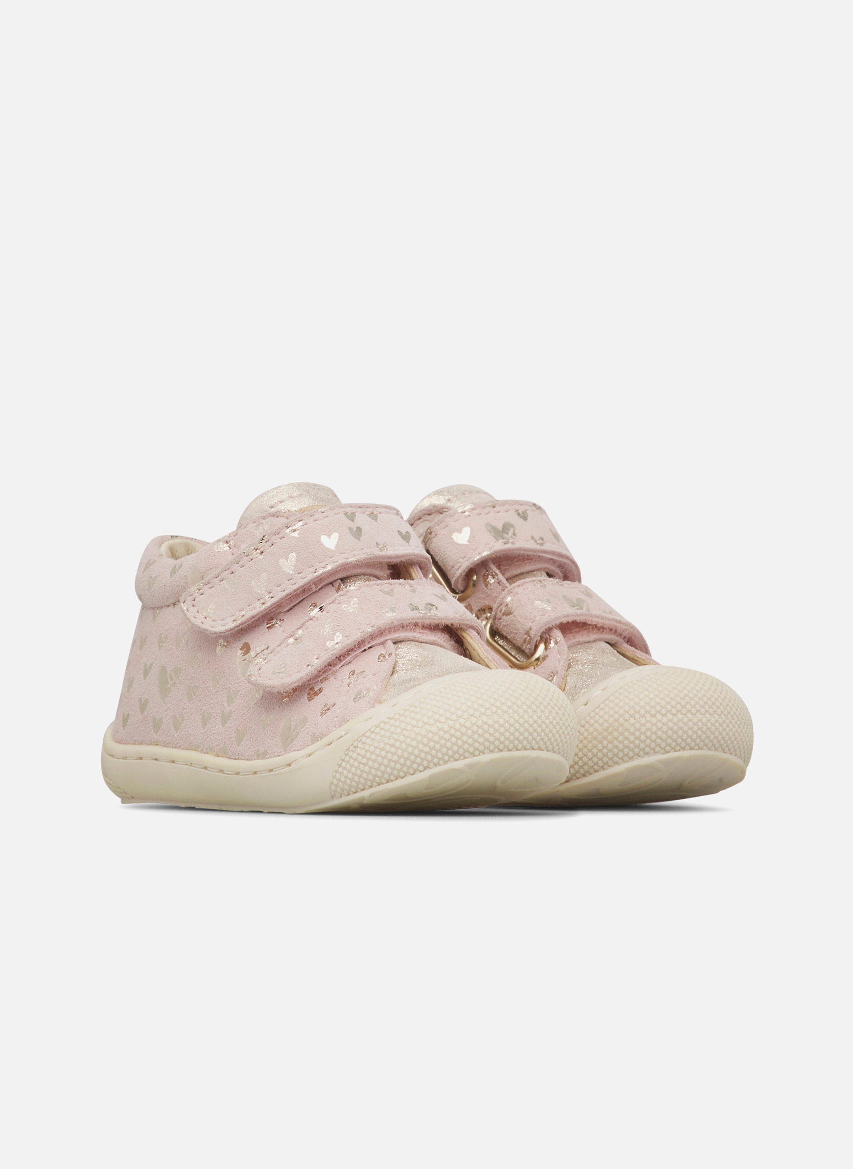 Baskets basses Sneakers COCOON VL Rose poudré-Platine fille rose Naturino Baskets basses Sneakers COCOON VL Rose poudré-Platine fille rose Rose clair