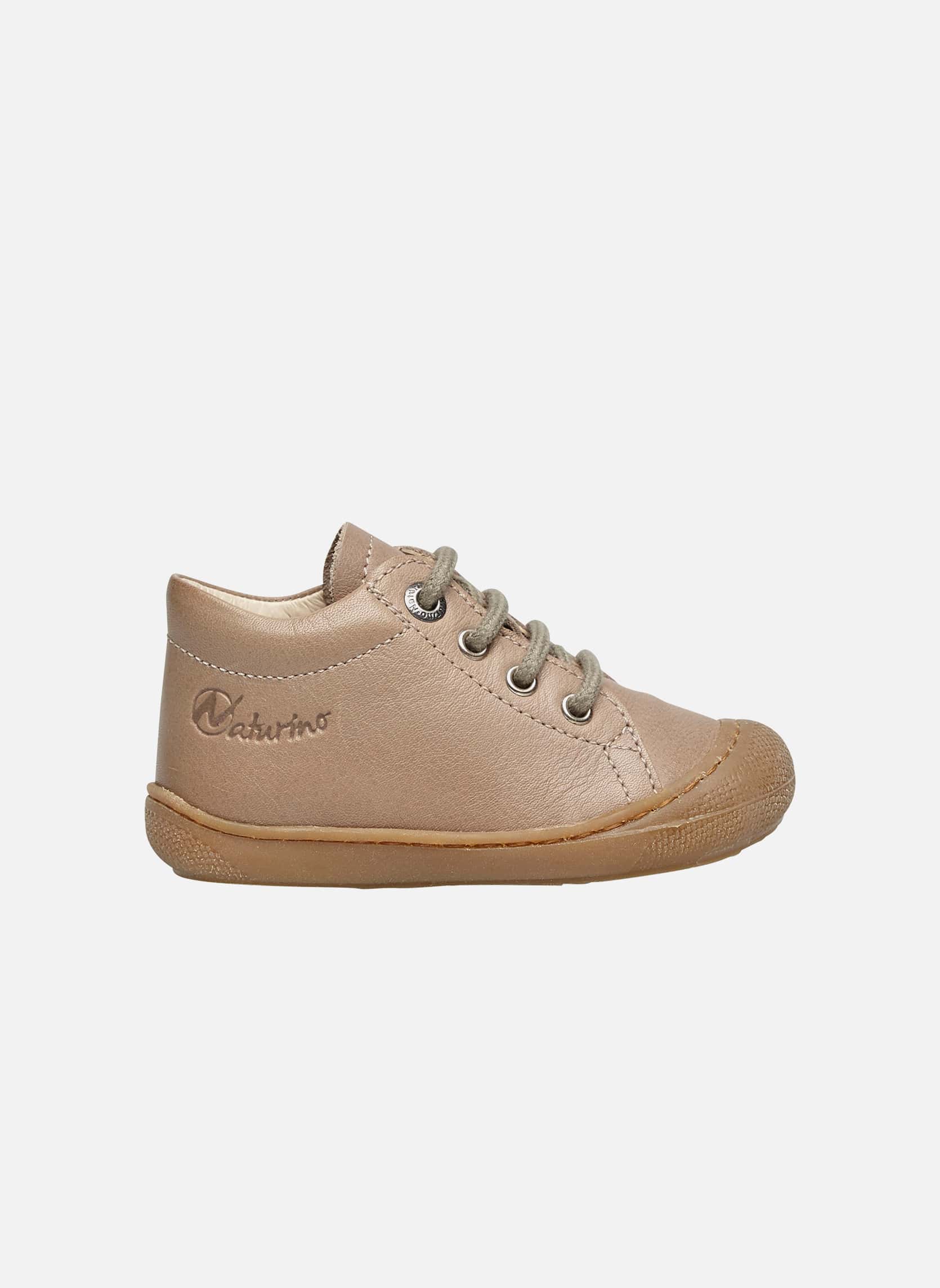 Naturino Garçon Kirbi – Chaussure De Piste D'athlétisme Pour Enfants, Cuir Nappa Souple, Doublure Laine, Semelle Caoutchouc Antidérapante