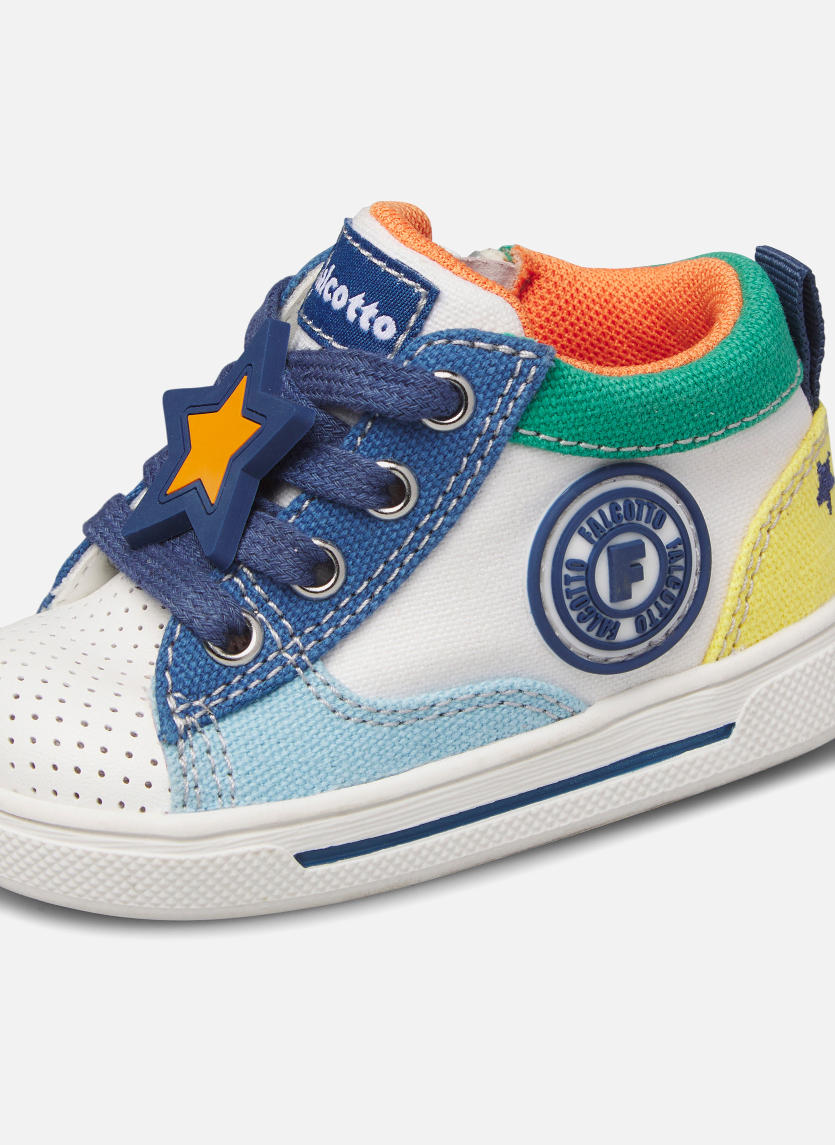 Baskets basses Sneakers SHIN ZIP. Blanc-Rose- garçon blanc Falcotto Baskets basses Sneakers SHIN ZIP. Blanc-Rose- garçon blanc Blanc