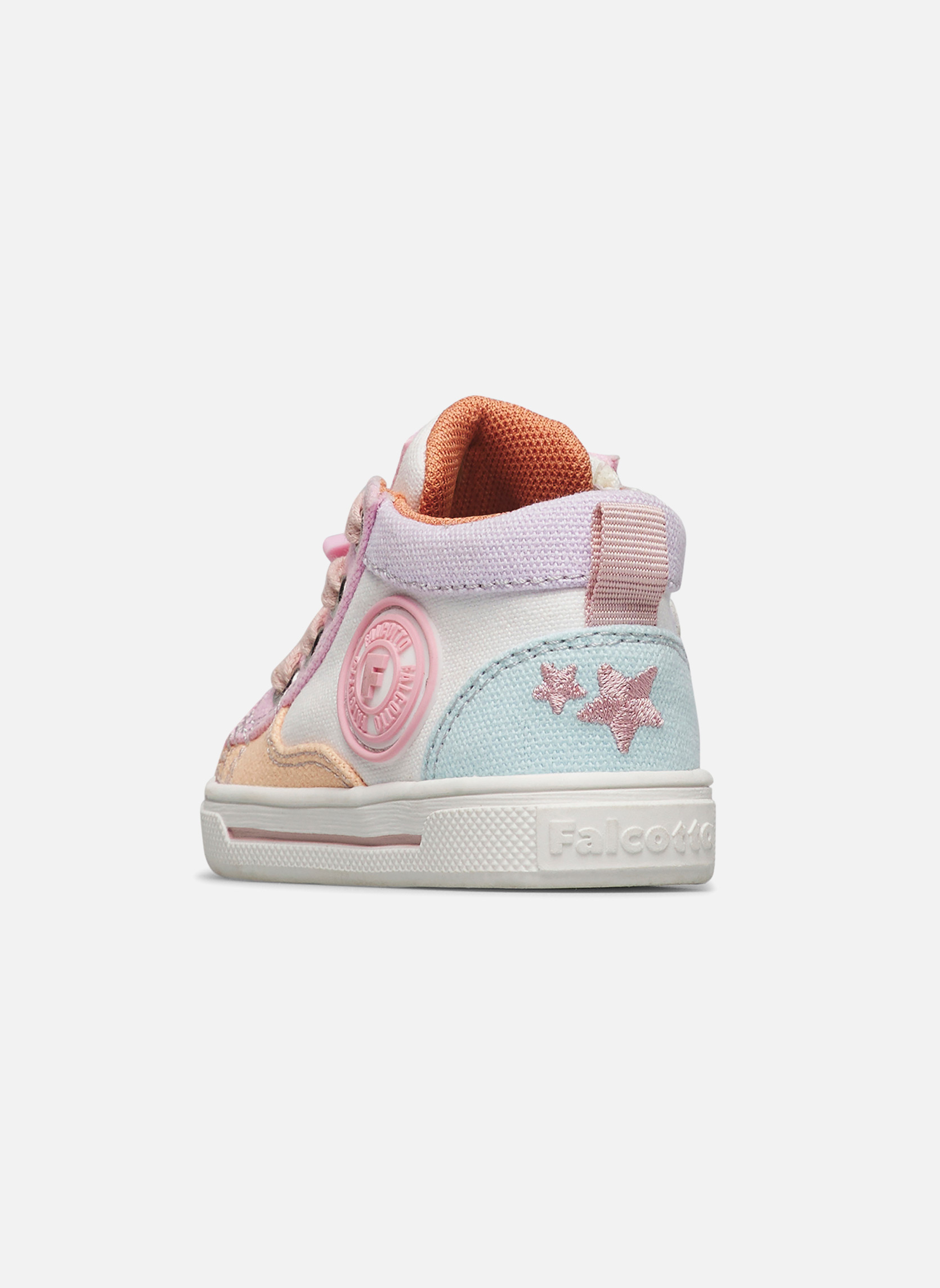 Baskets basses Sneakers SHIN ZIP. Blanc-Rose- garçon rose Falcotto Baskets basses Sneakers SHIN ZIP. Blanc-Rose- garçon rose Rose saumon