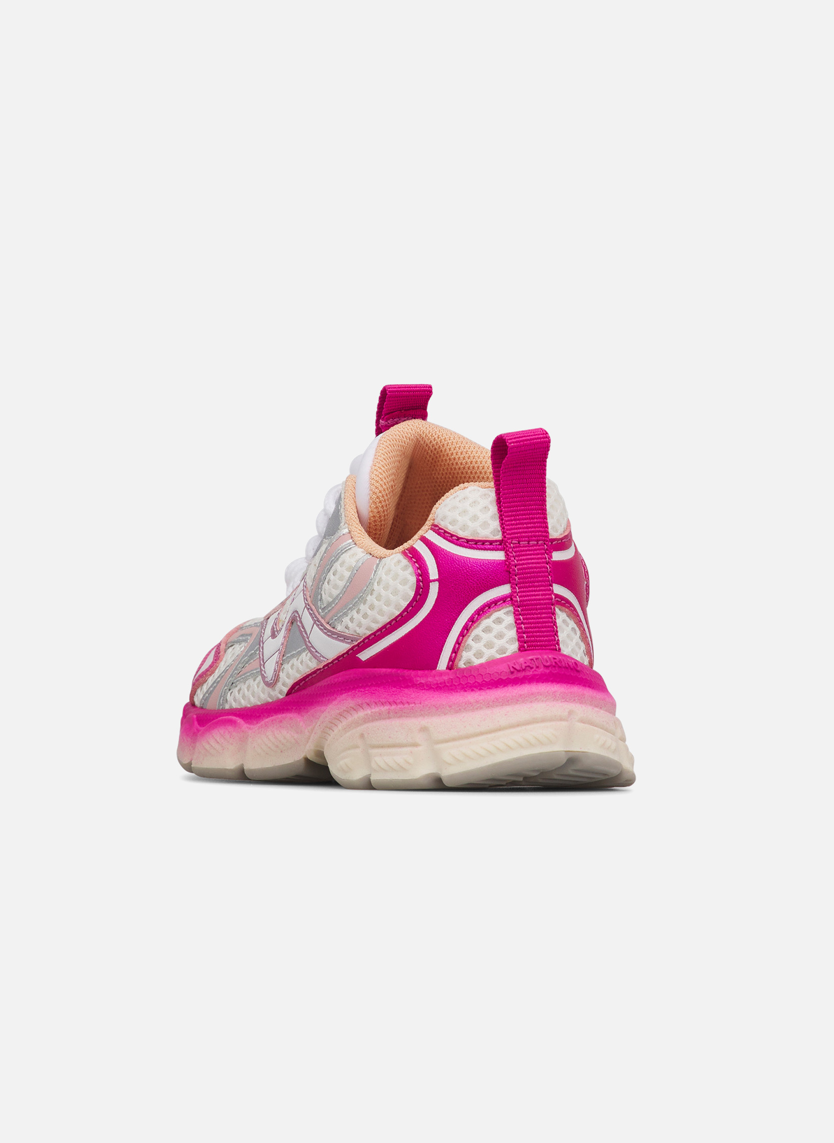 Baskets basses Sneakers WAVE. Blanc-Gris-Bleu garçon rose Naturino Baskets basses Sneakers WAVE. Blanc-Gris-Bleu garçon rose Rose fluo