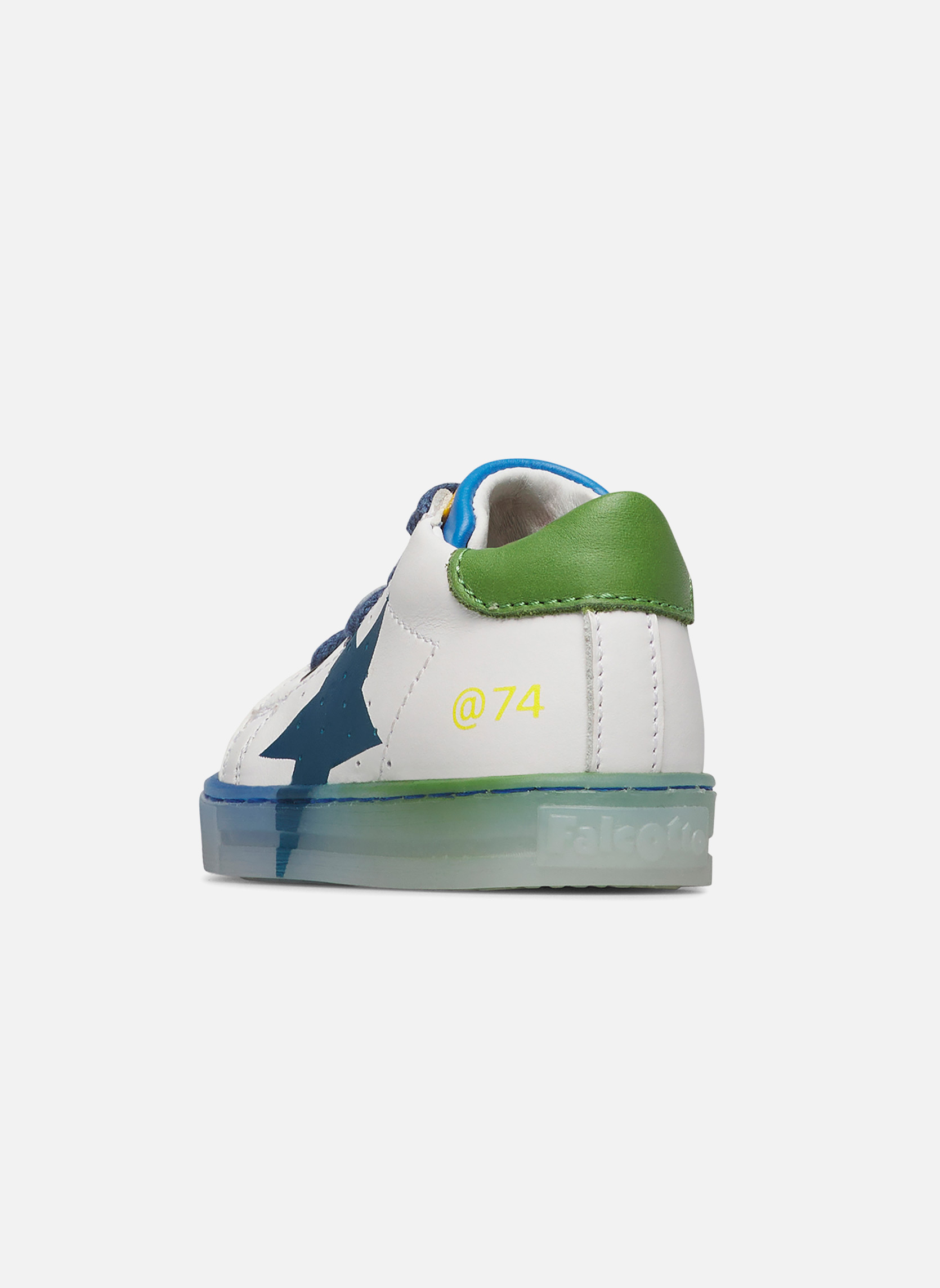 Baskets basses Sneakers SALAZAR 3 Blanc-Bleu clair- garçon blanc Falcotto Baskets basses Sneakers SALAZAR 3 Blanc-Bleu clair- garçon blanc Blanc