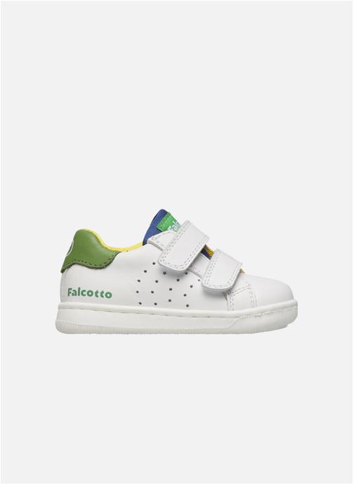 Falcotto Baskets basses Sneakers KINER LOW VL Blanc-Vert- garçon blanc