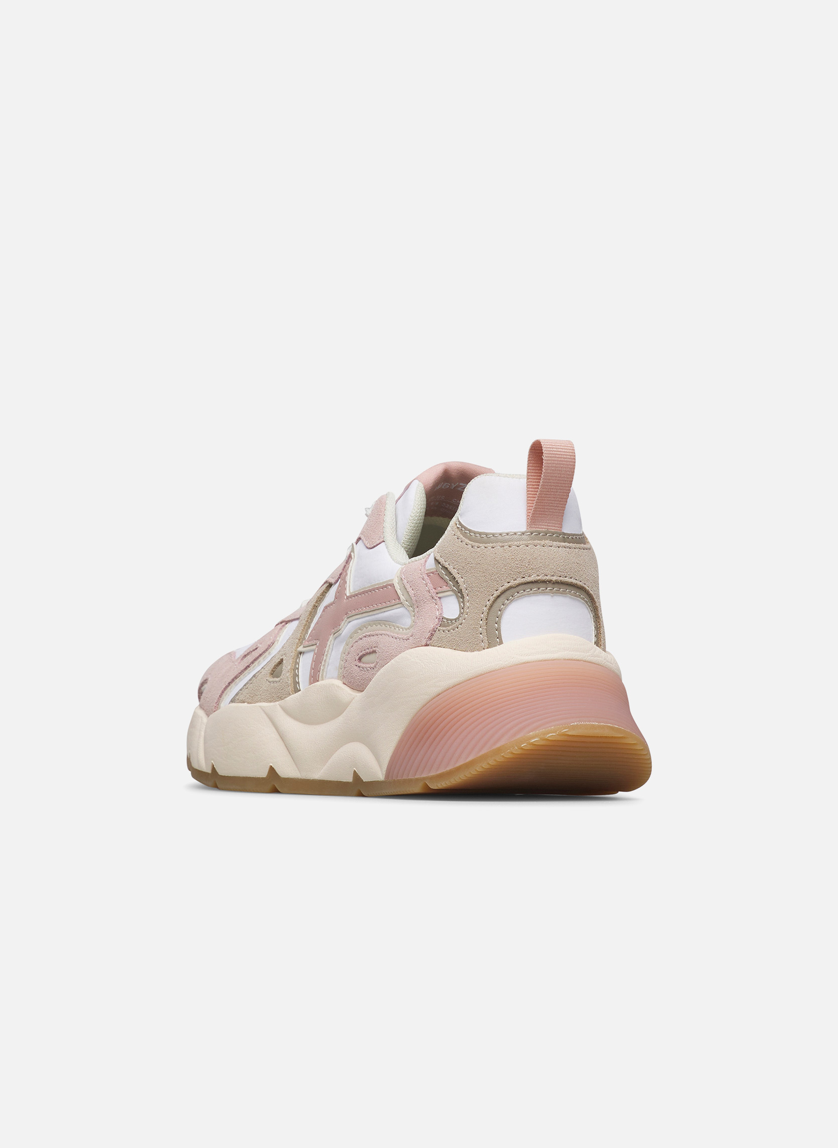 Baskets basses Sneakers SARAH-W. Rose poudré-Blanc femme rose W6YZ Baskets basses Sneakers SARAH-W. Rose poudré-Blanc femme rose Rose clair