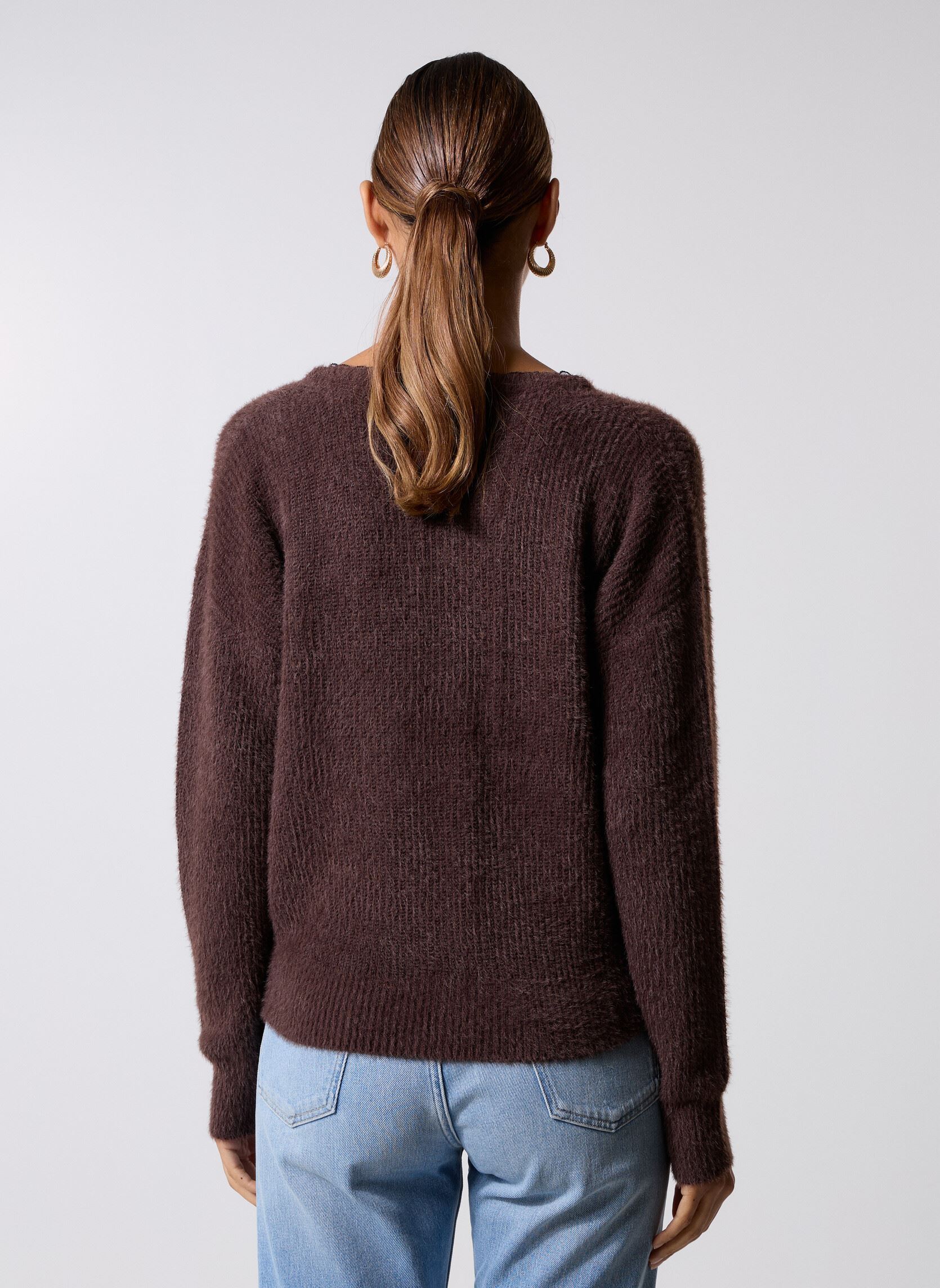 Pulls E1190DN femme marron Molly Bracken Pulls E1190DN femme marron CHOCOLATE