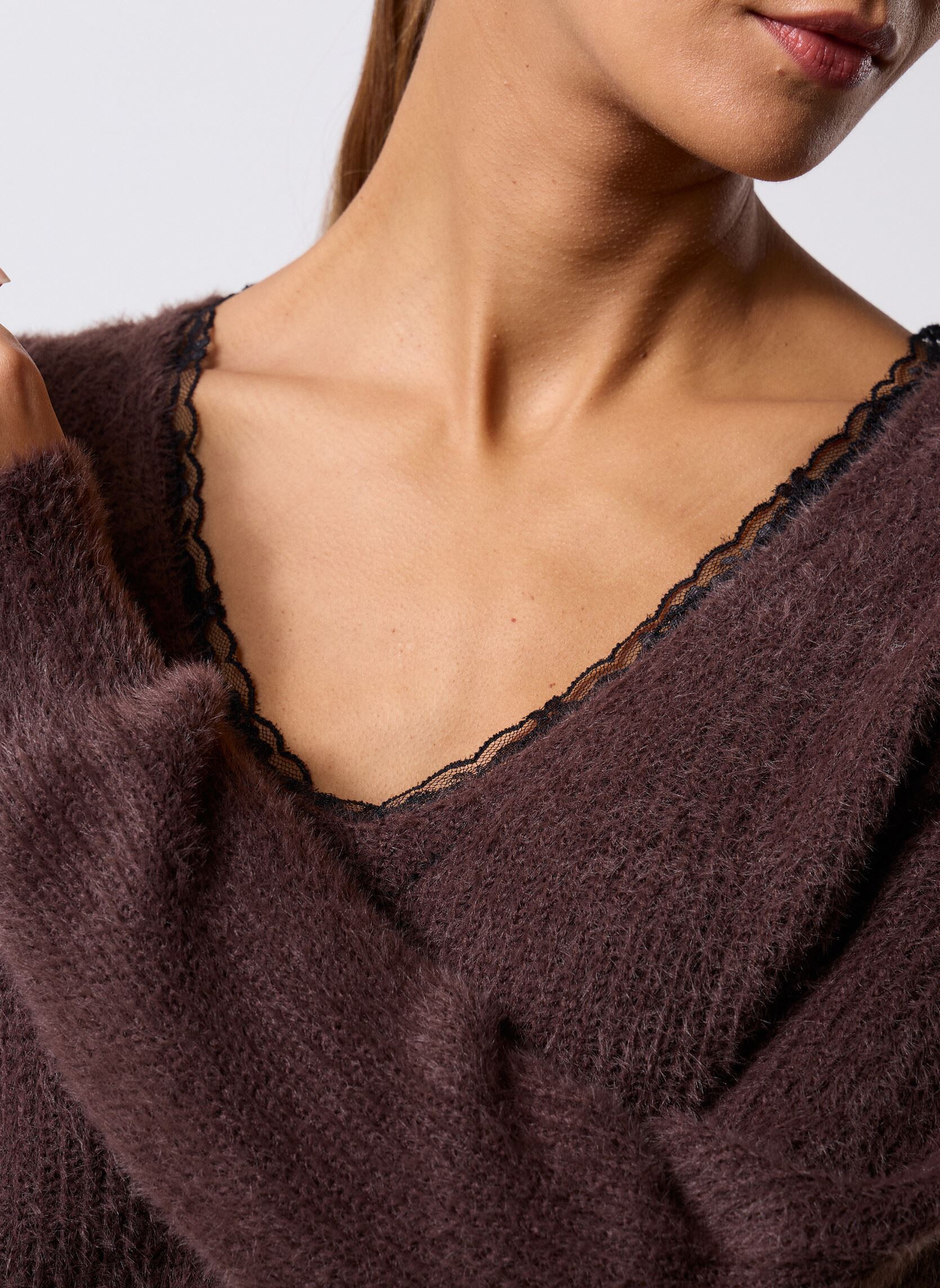 Pulls E1190DN femme marron Molly Bracken Pulls E1190DN femme marron CHOCOLATE
