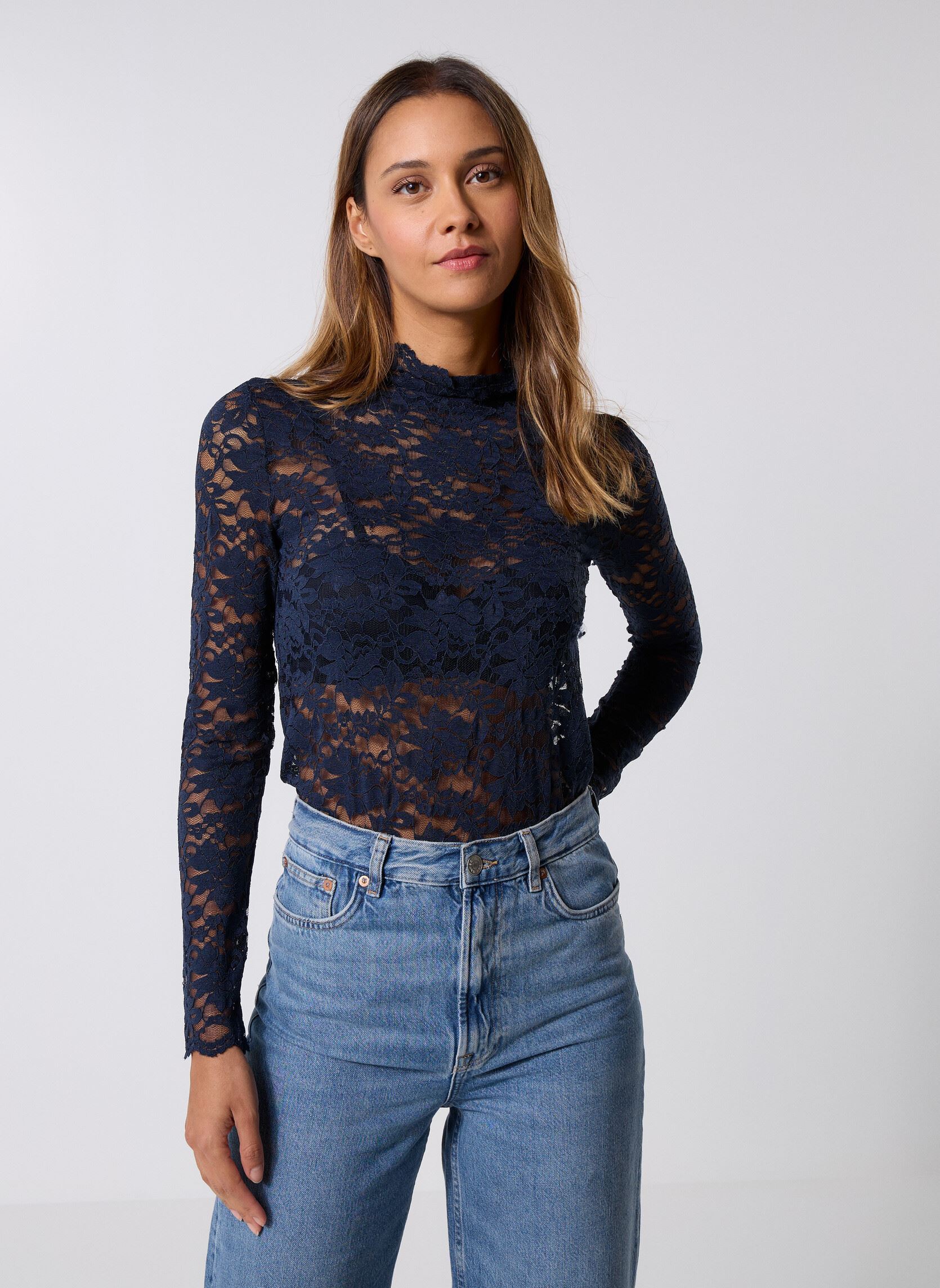 Pulls EF1531DN femme bleu Molly Bracken Pulls EF1531DN femme bleu NAVY BLUE