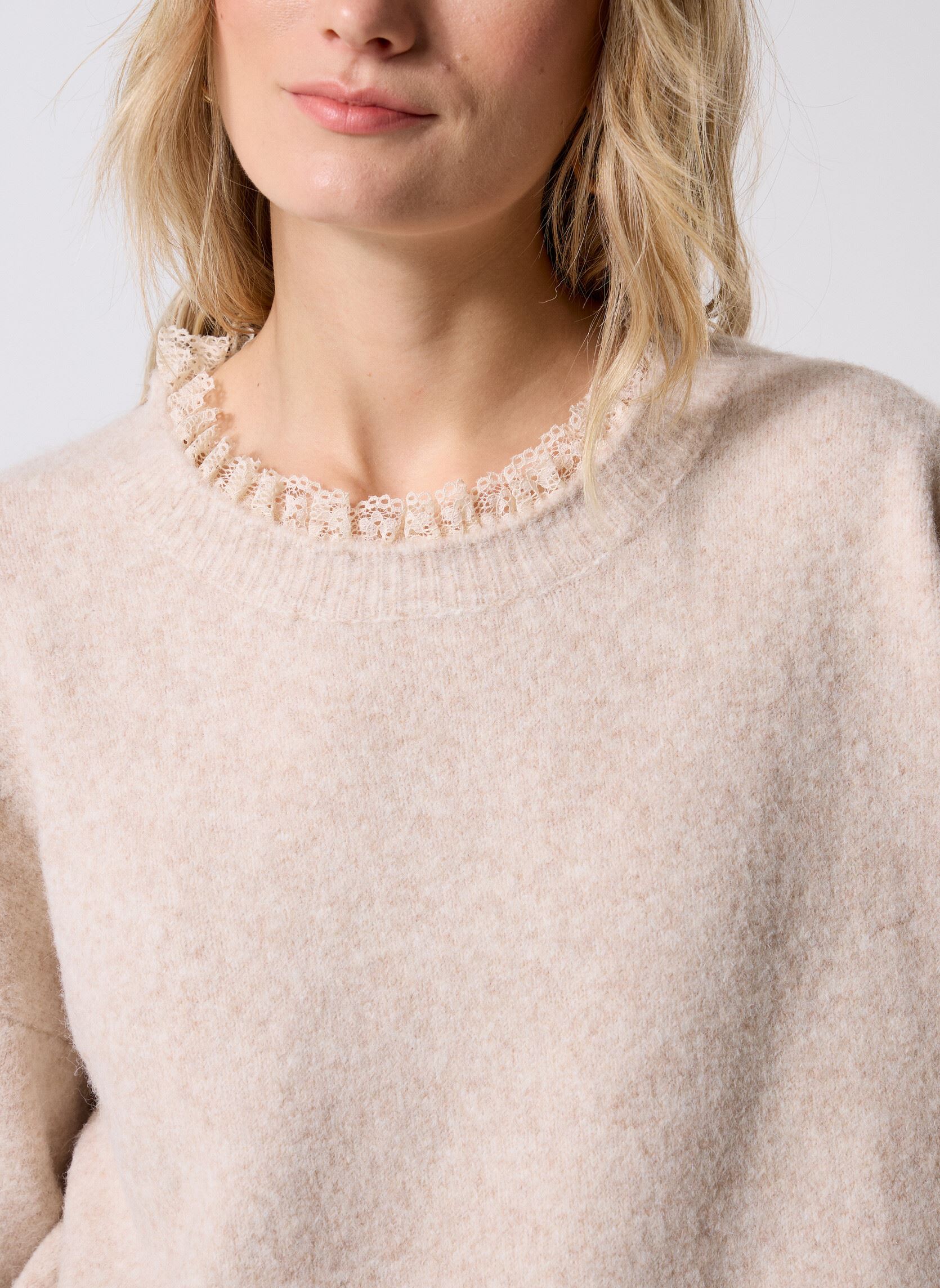 Pulls LA1805DN femme blanc Molly Bracken Pulls LA1805DN femme blanc CREAM