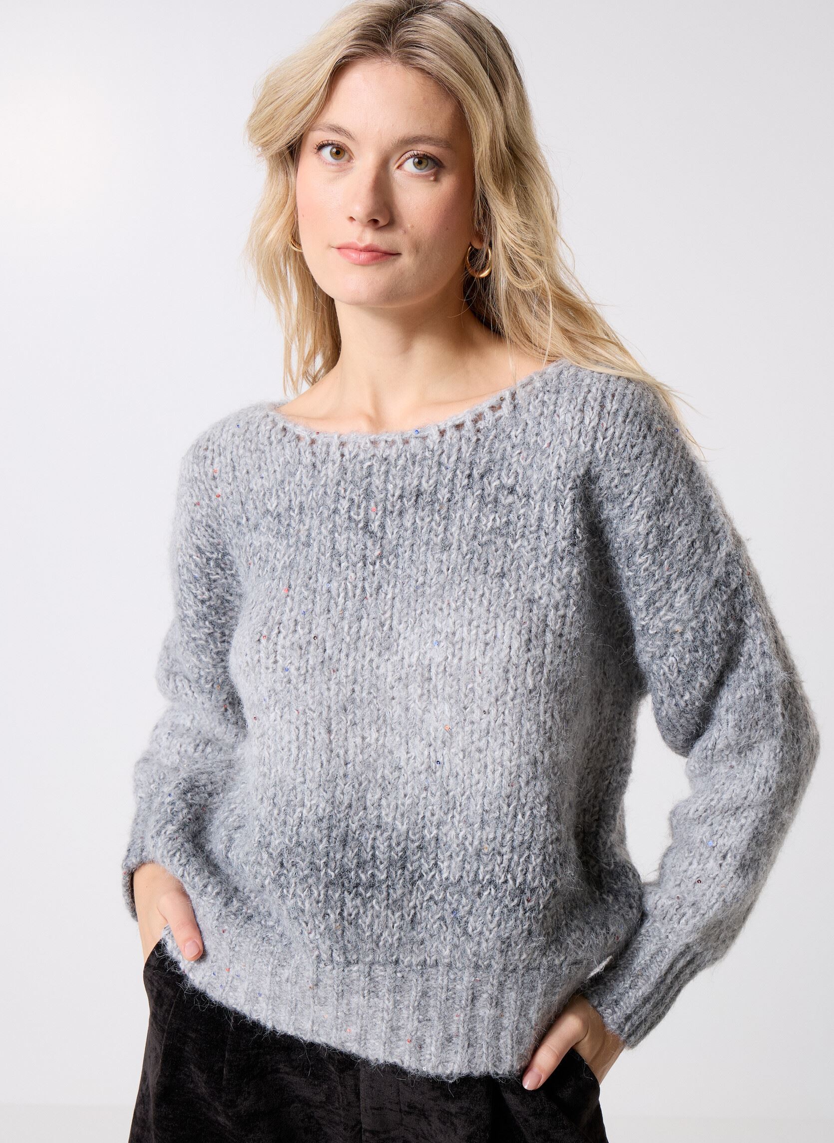 Truien LA1813DH dames grijs Molly Bracken Truien LA1813DH dames grijs GREY