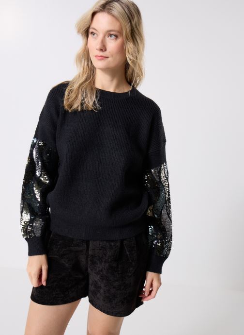 Molly Bracken Pulls LA1816DH femme noir