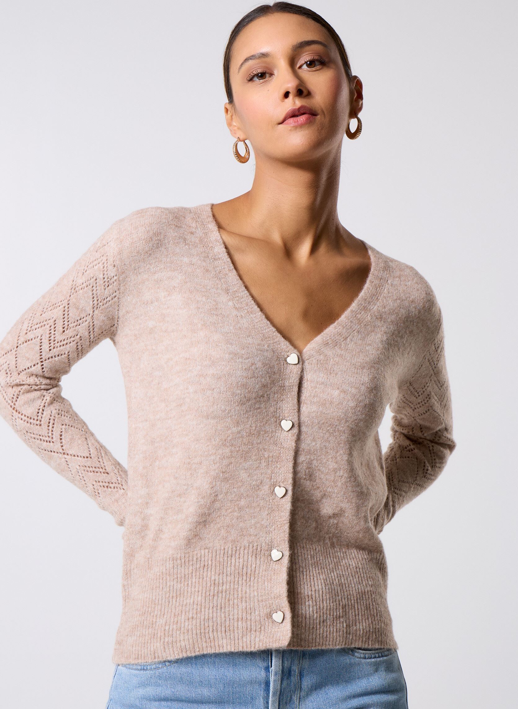 Gilets LA1423DN femme beige Molly Bracken Gilets LA1423DN femme beige BEIGE