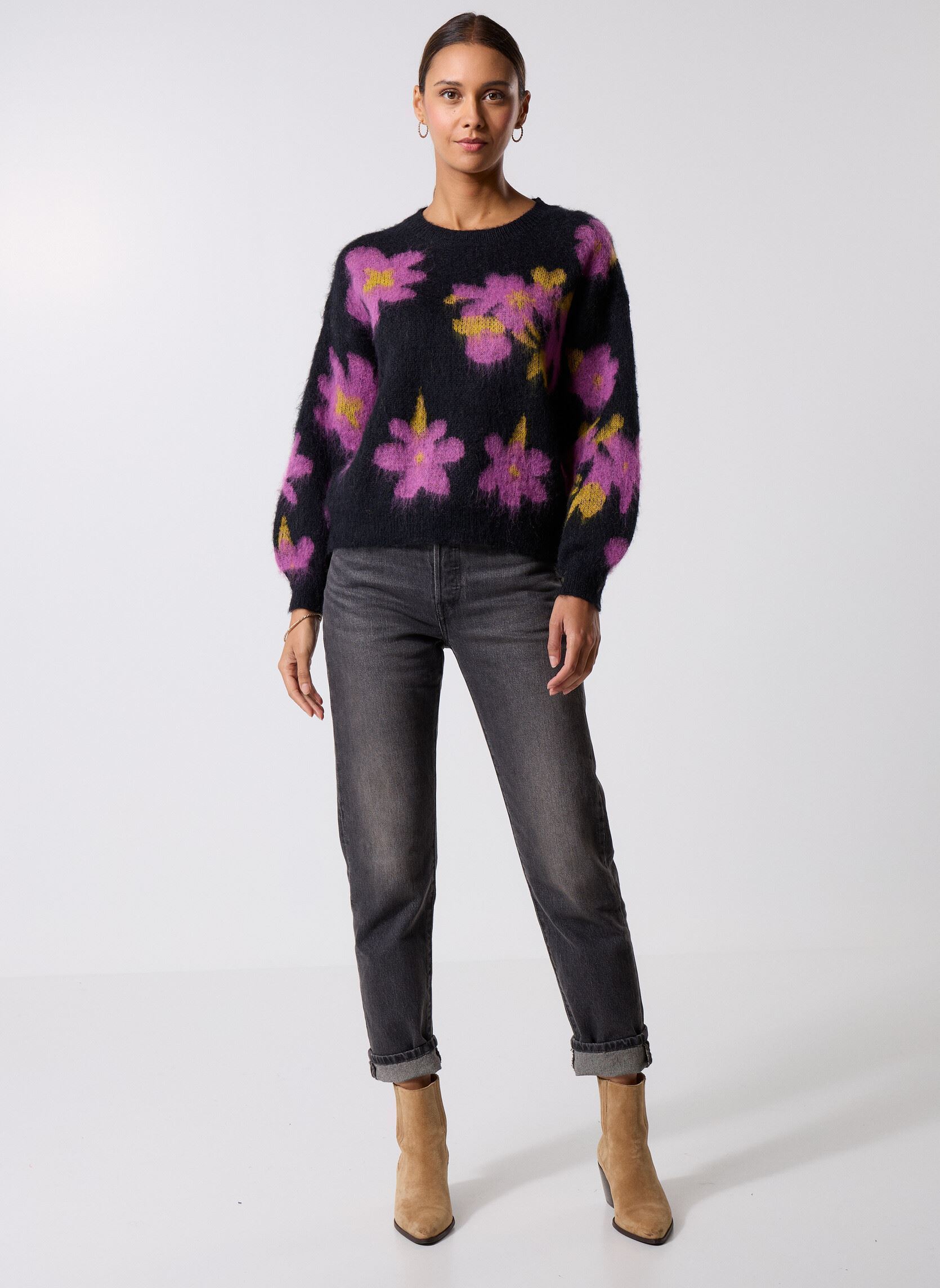 Pullover LA1593DN damen schwarz Molly Bracken Pullover LA1593DN damen schwarz BLACK