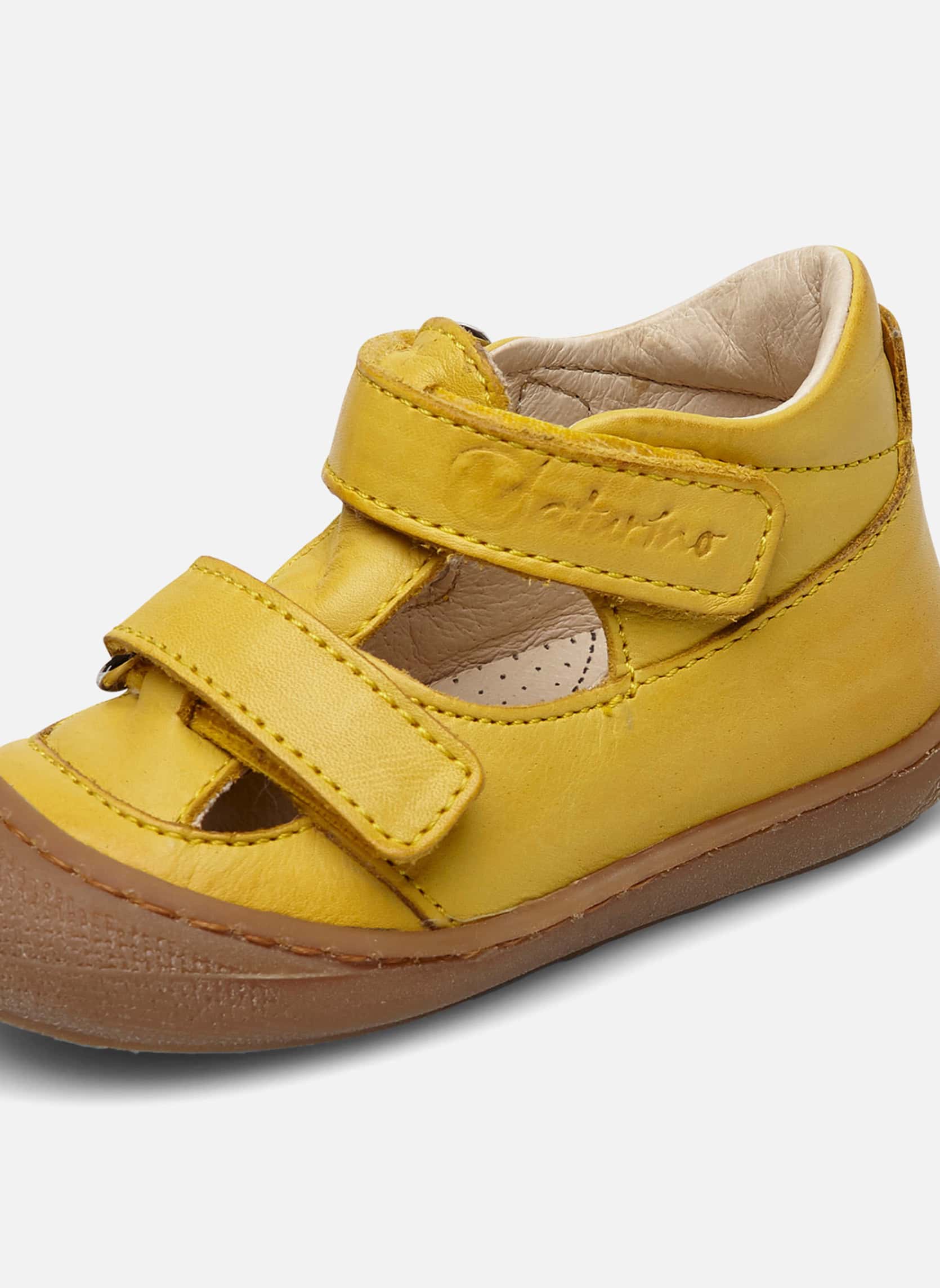 Sandales Sandales PUFFY Vert olive garçon jaune Naturino Sandales Sandales PUFFY Vert olive garçon jaune Jaune