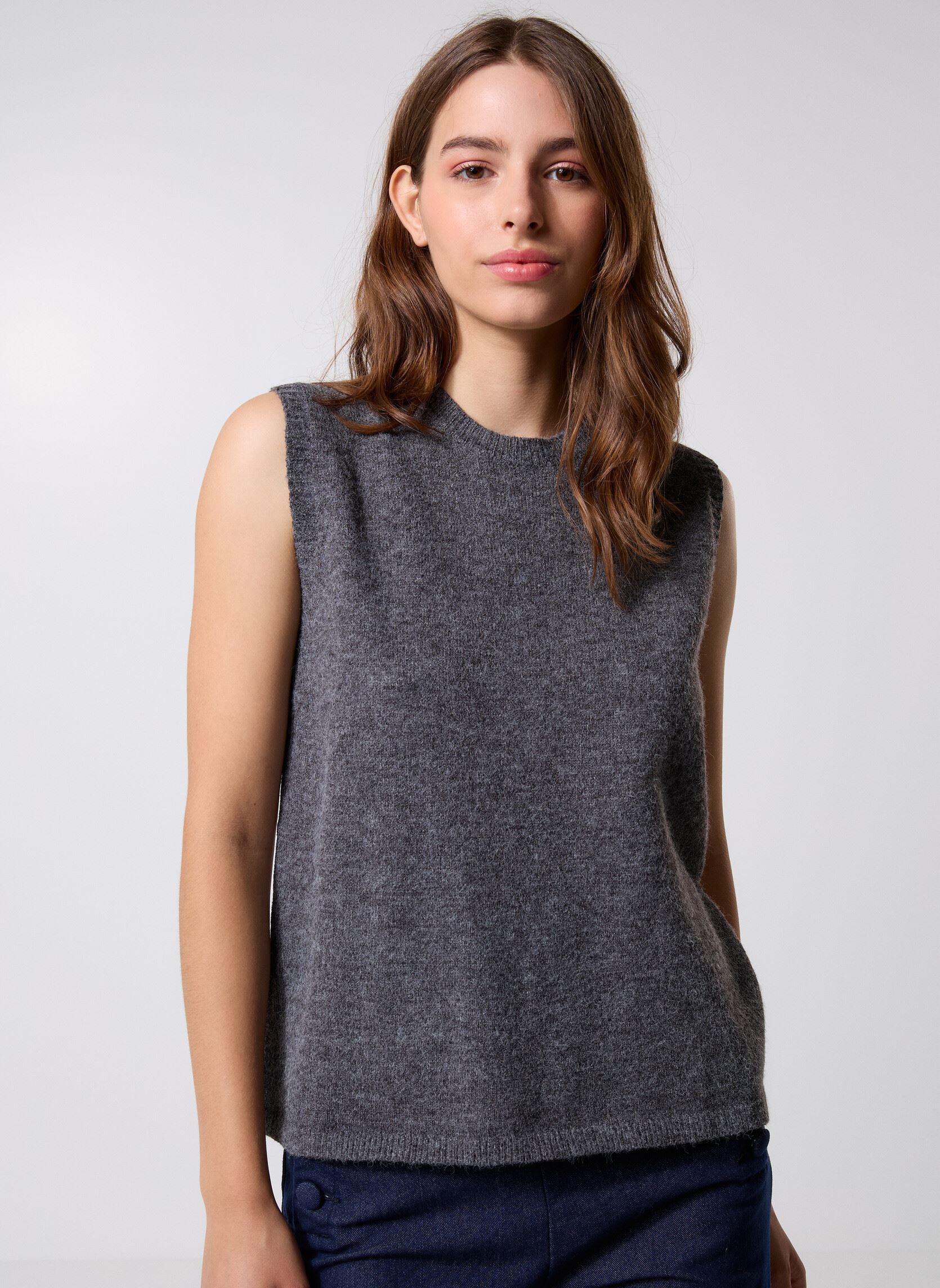 Pulls EF1582DN femme gris Molly Bracken Pulls EF1582DN femme gris DARK GREY