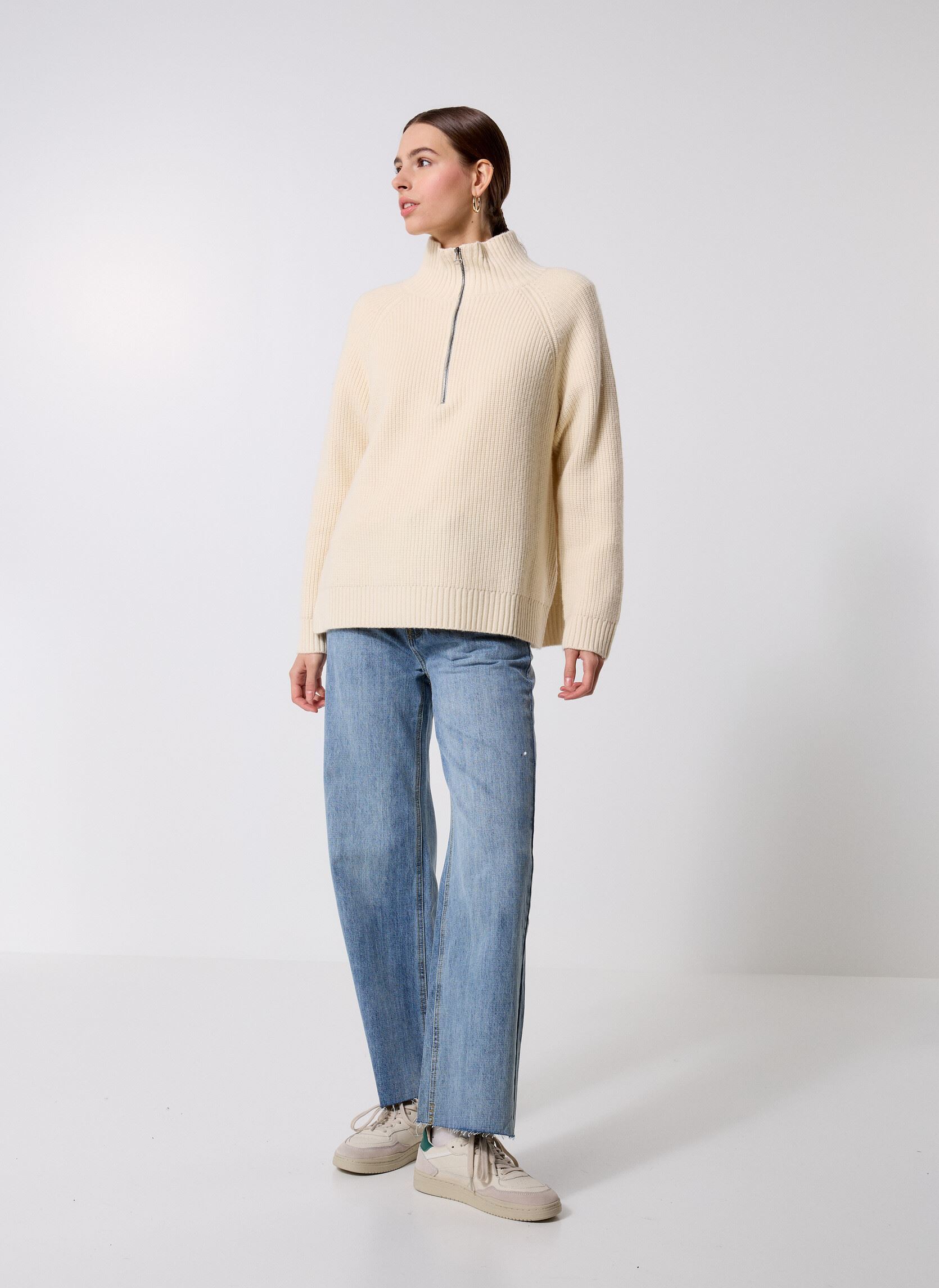 Wijde jeans / Flared Jeans ER169DH dames blauw Molly Bracken Wijde jeans / Flared Jeans ER169DH dames blauw DENIM BLUE