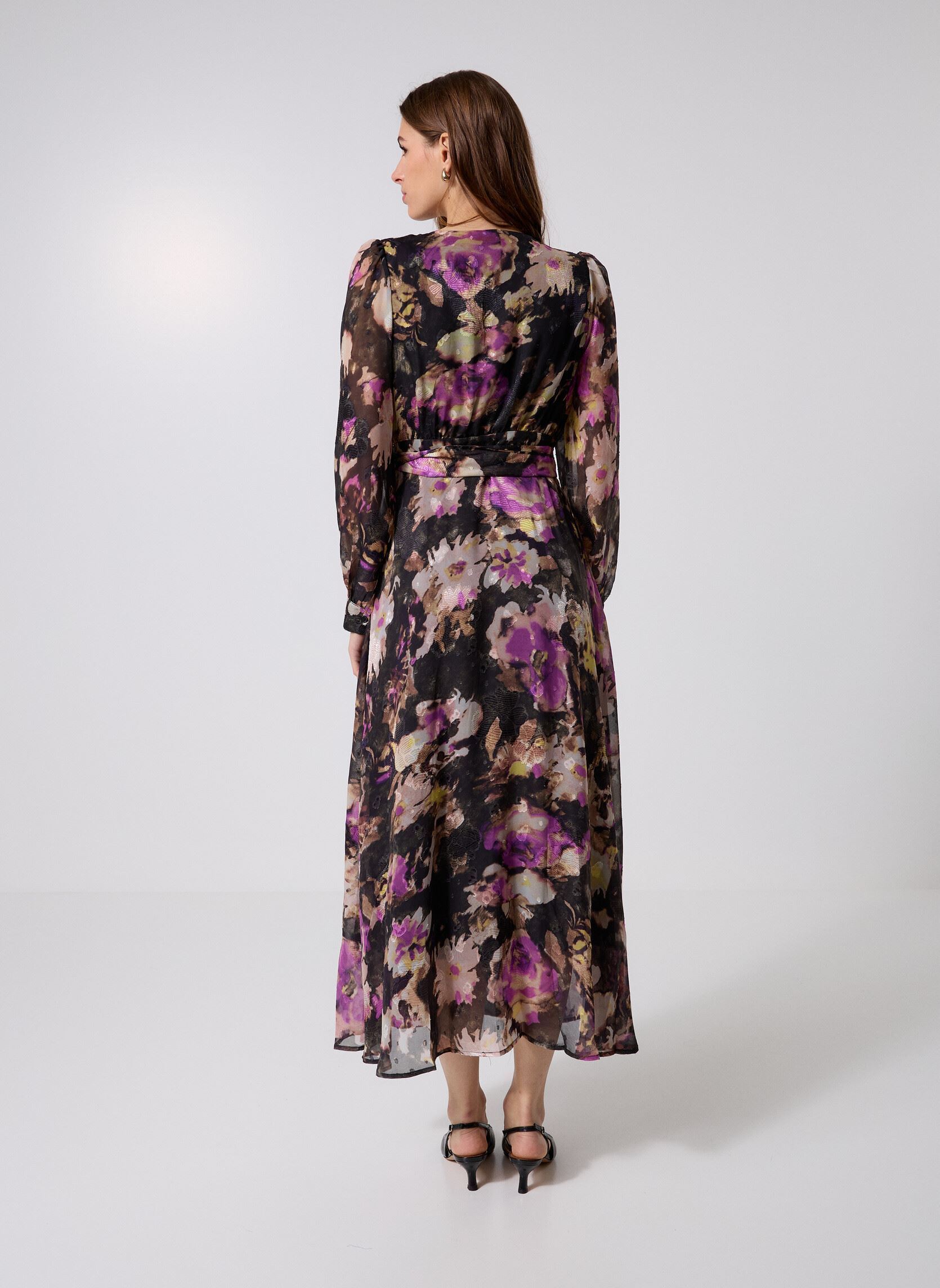 Lange jurken LA1198DH dames meerkleurig Molly Bracken Lange jurken LA1198DH dames meerkleurig BLACK CLOTILDE