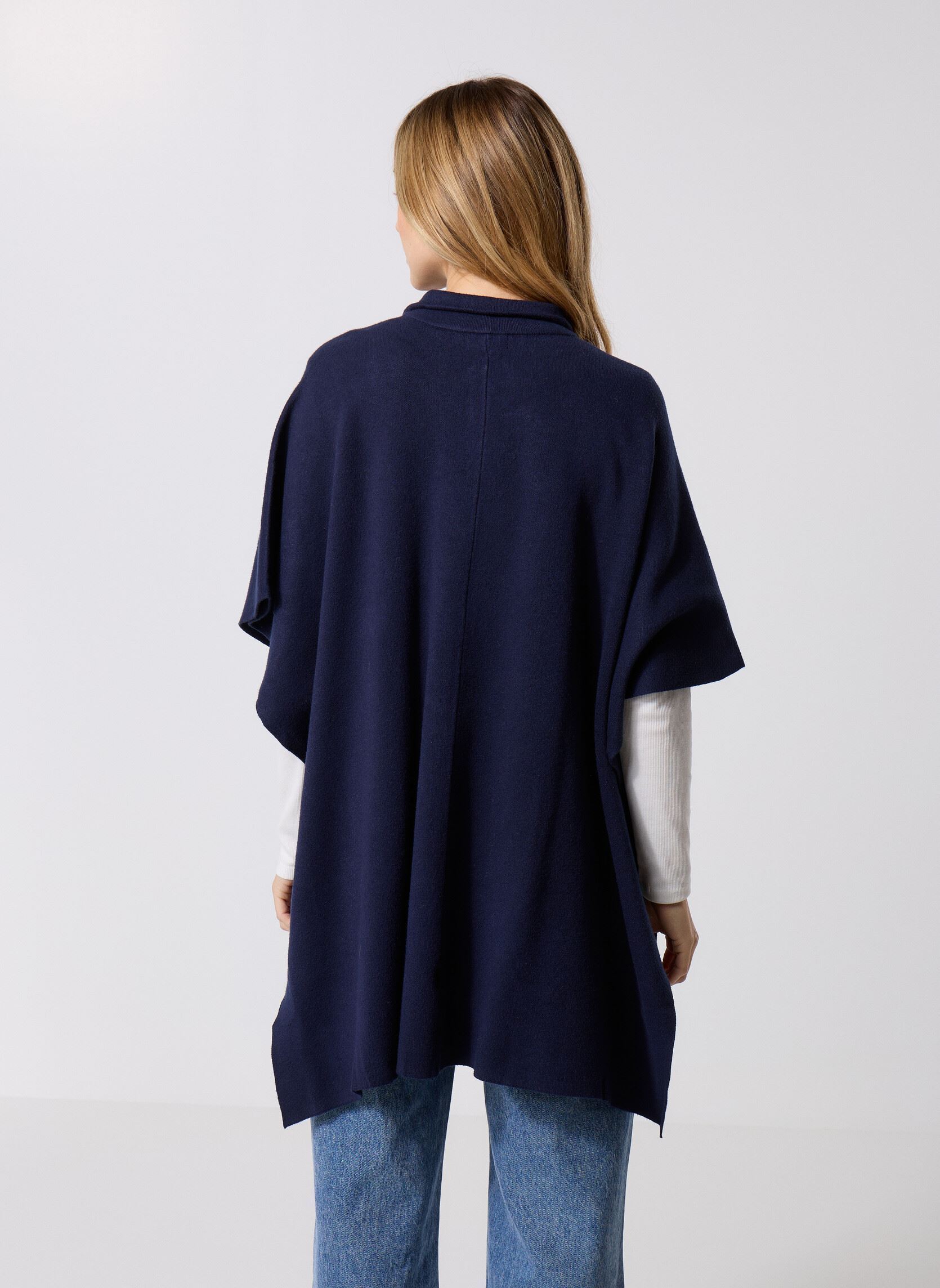 Ponchos und Capes LA1844DH damen blau Molly Bracken Ponchos und Capes LA1844DH damen blau NAVY BLUE