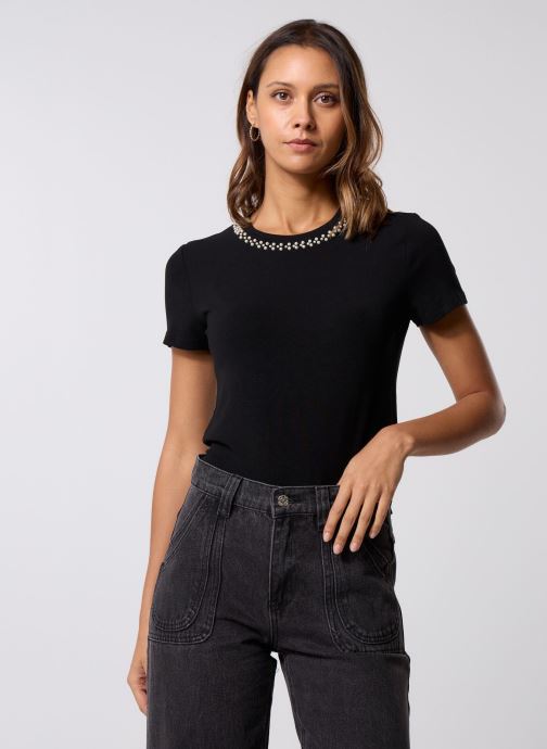 Molly Bracken Tee-shirts manches courtes M154DN femme noir