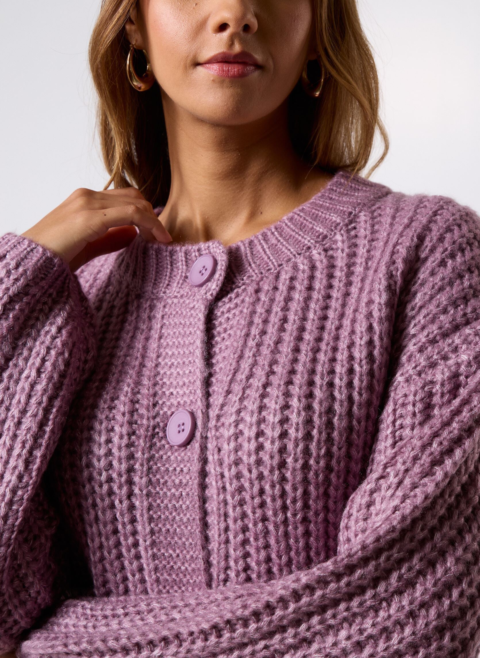Vesten M157DN dames paars Molly Bracken Vesten M157DN dames paars MAUVE