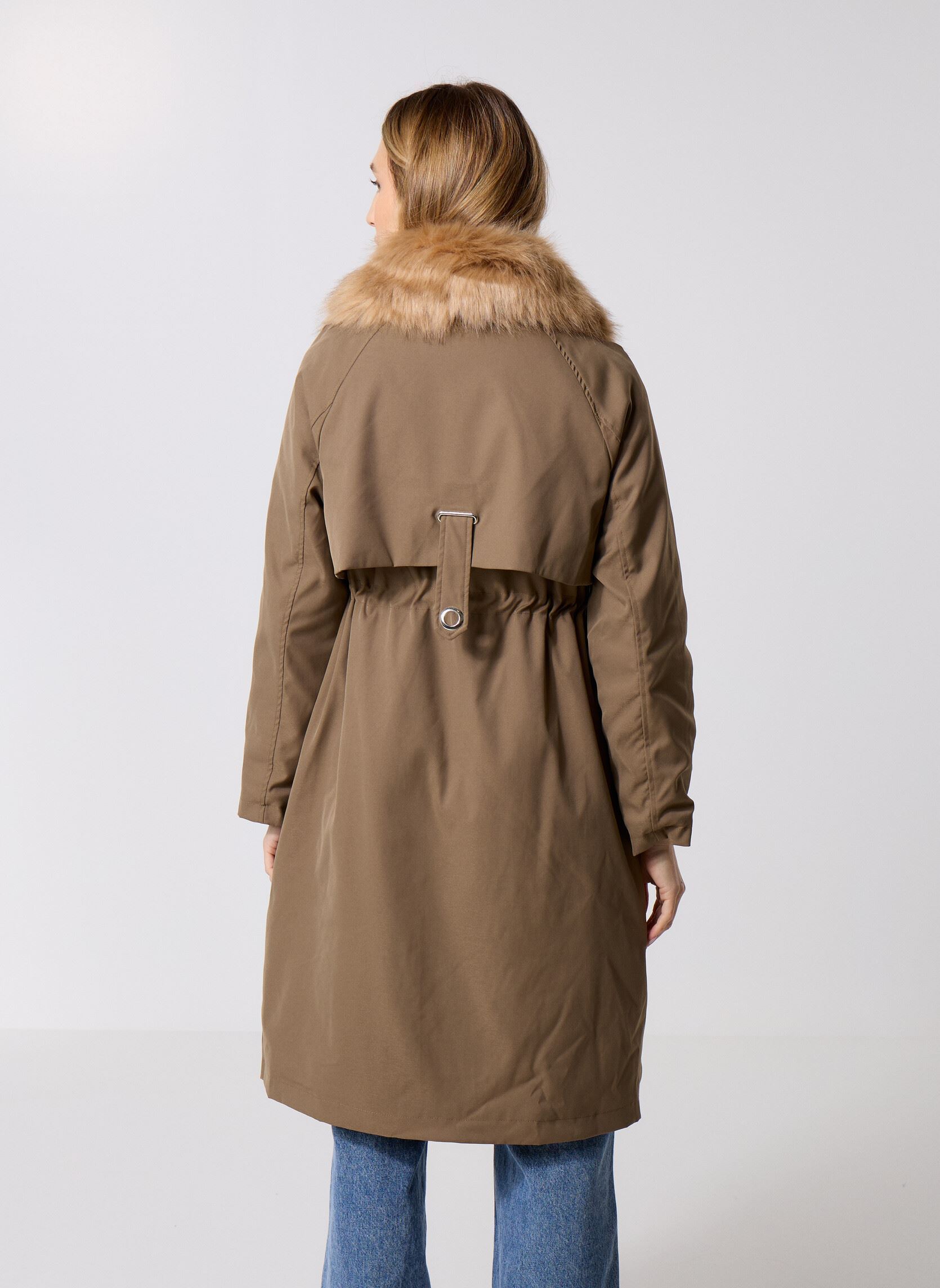 Winterjas OR169DH dames groen Molly Bracken Winterjas OR169DH dames groen KHAKI