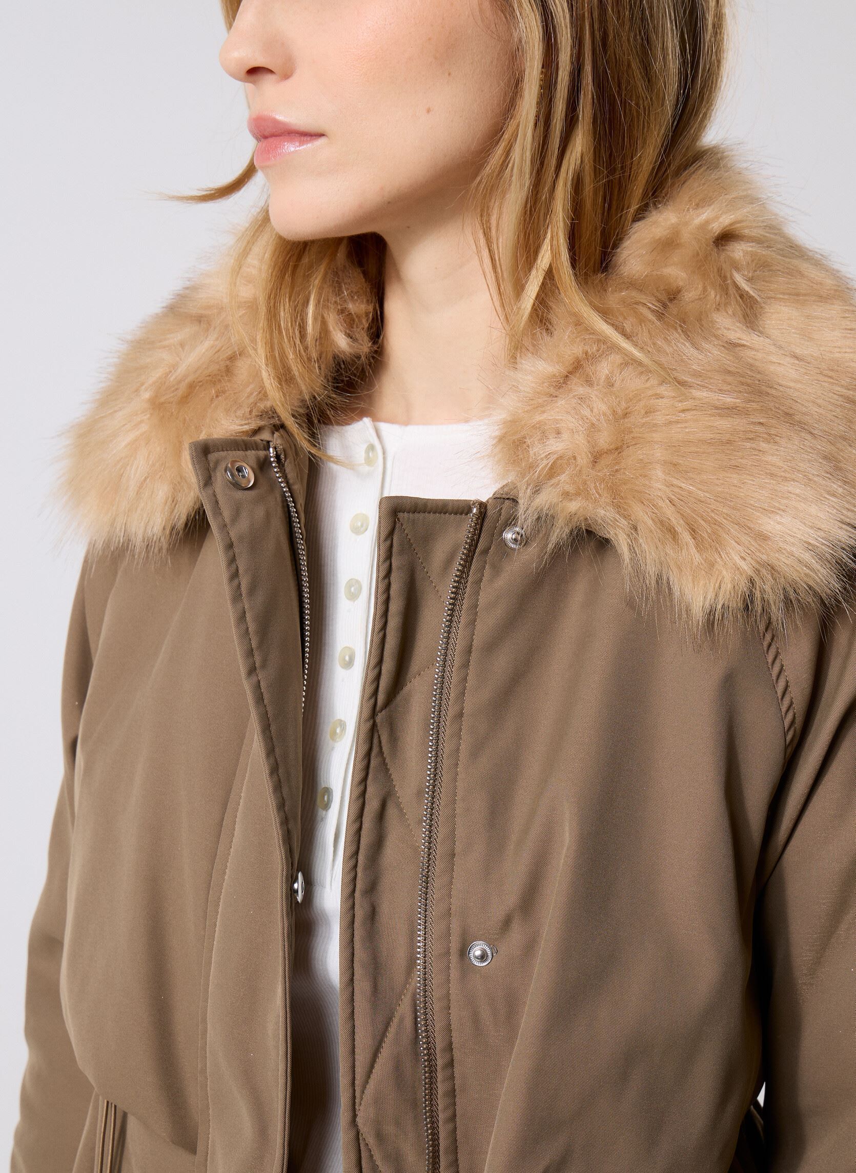Winterjas OR169DH dames groen Molly Bracken Winterjas OR169DH dames groen KHAKI