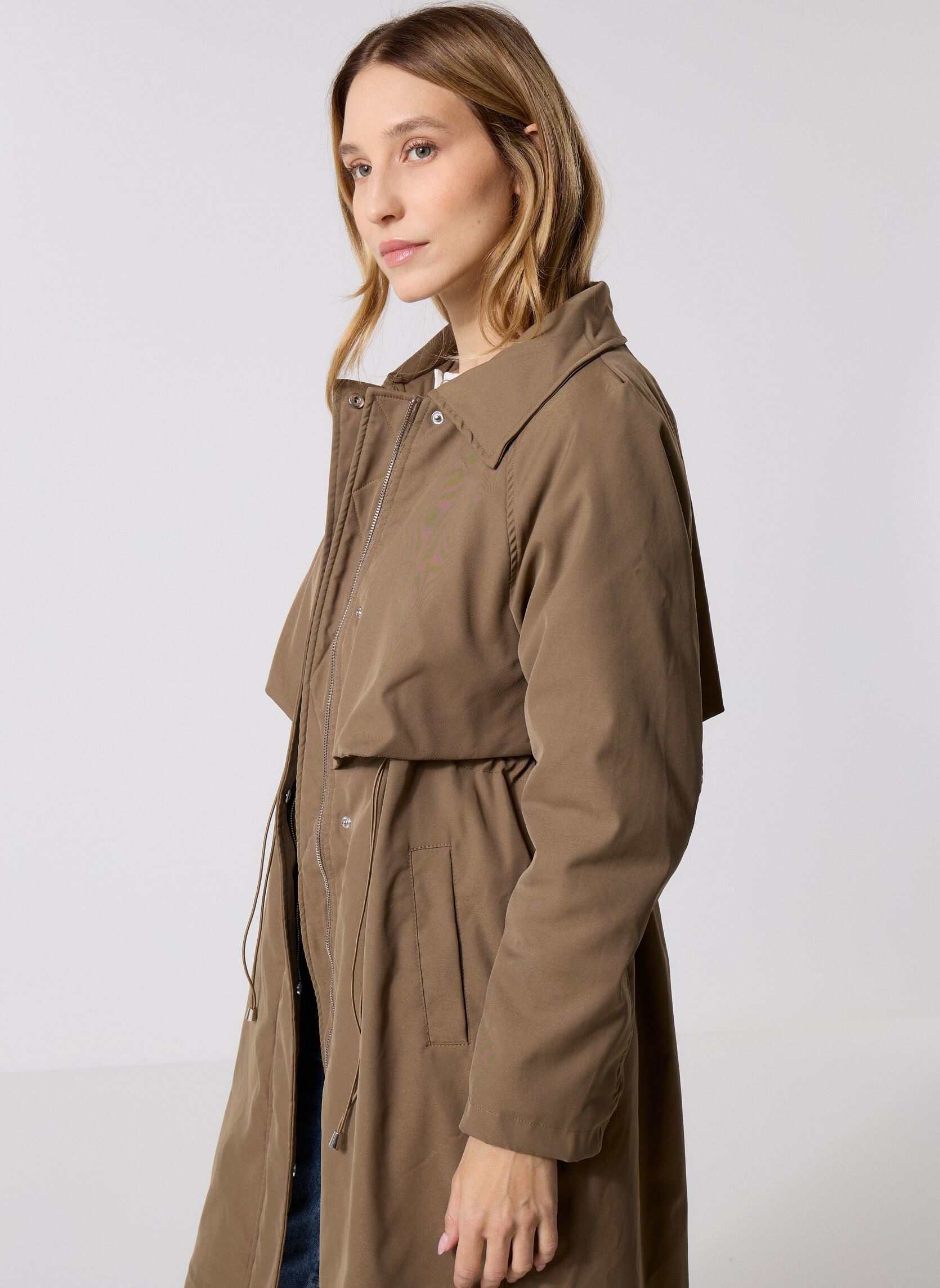 Winterjas OR169DH dames groen Molly Bracken Winterjas OR169DH dames groen KHAKI