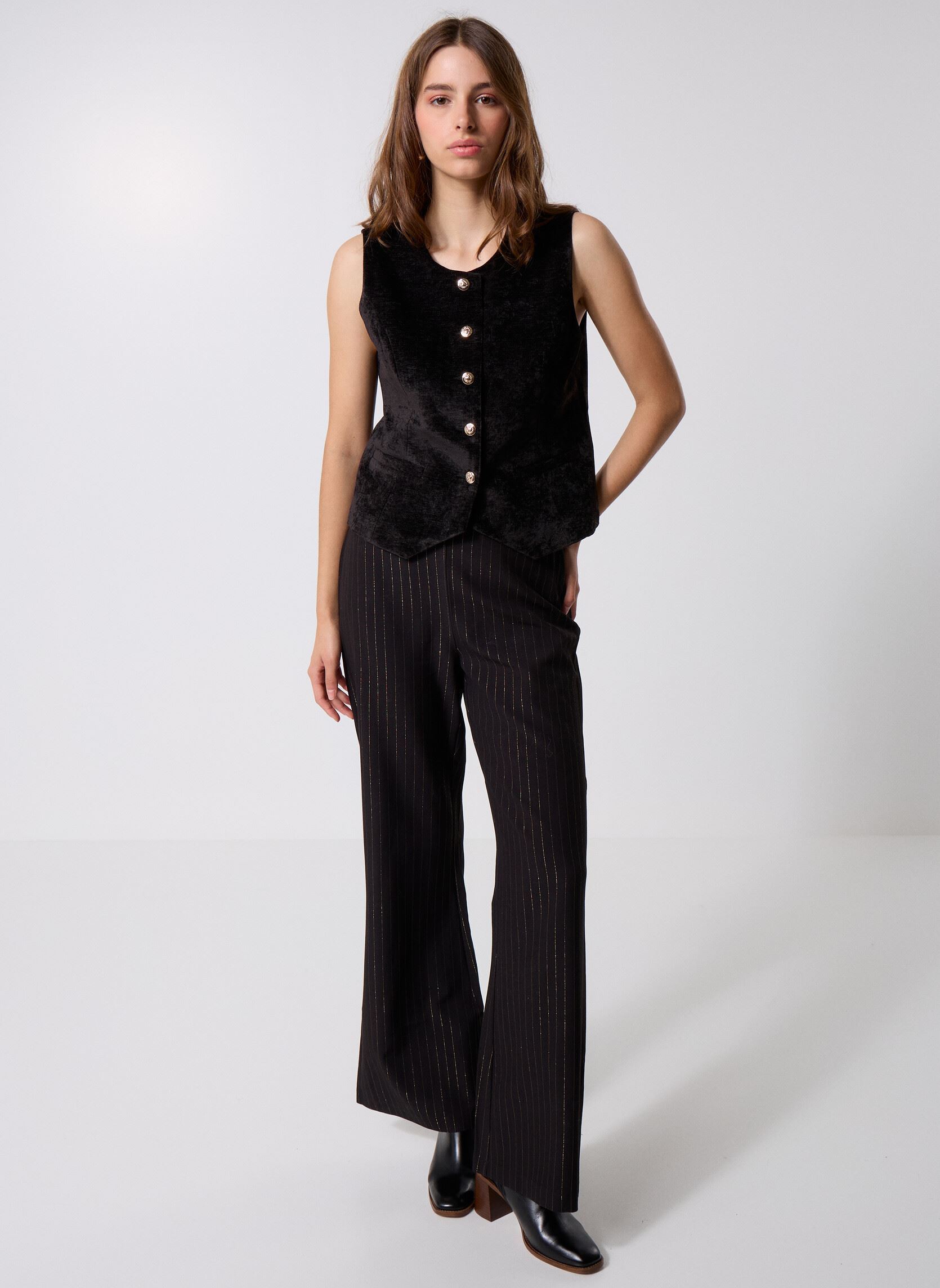 Vestes sans manches P1845DH femme noir Molly Bracken Vestes sans manches P1845DH femme noir BLACK
